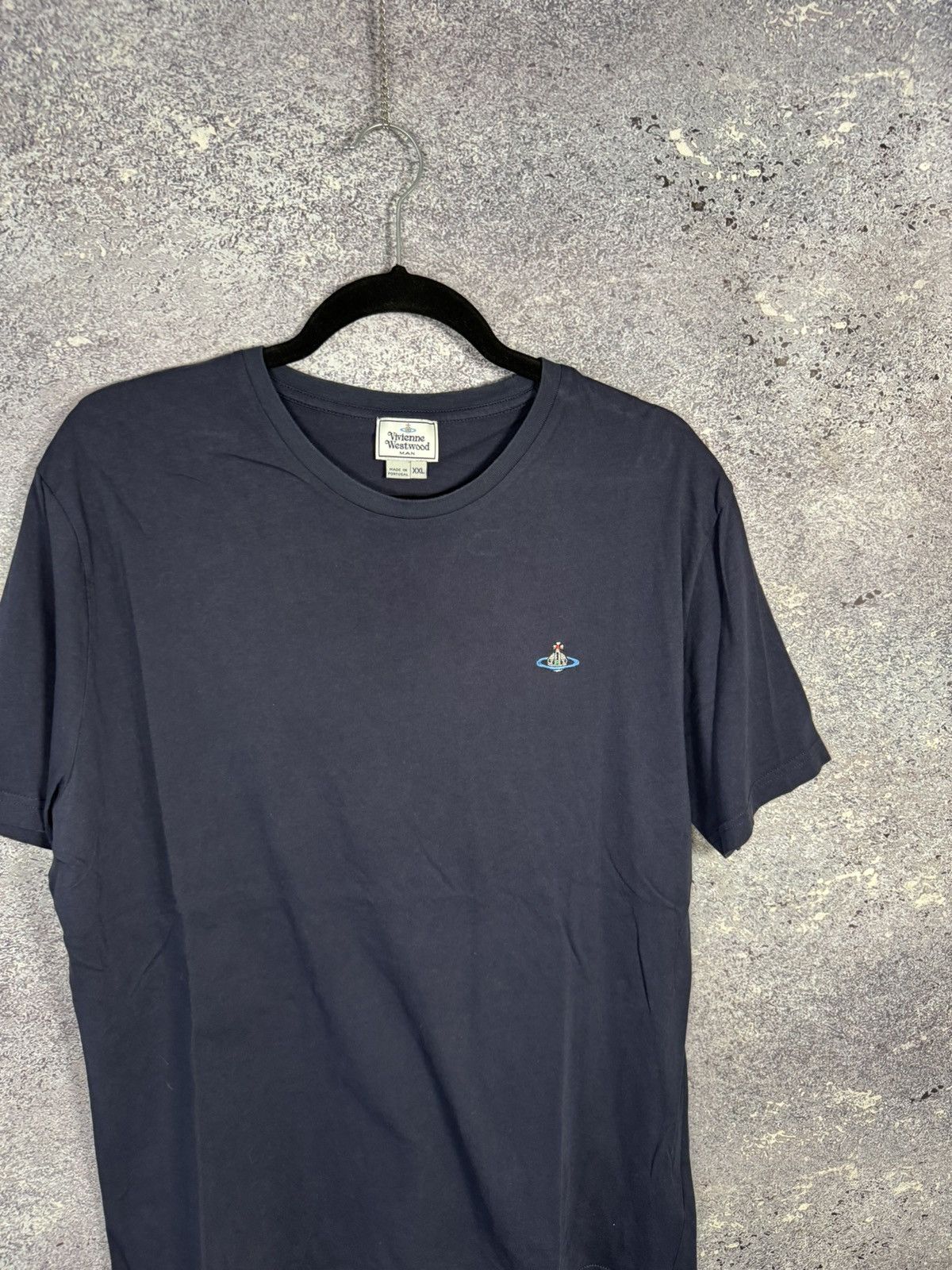 Vintage × Vivienne Westwood Vintage Vivienne Westwood Basic Logo Blue Tee Oldmoney Size US XXL / EU 58 / 5 - 3 Thumbnail