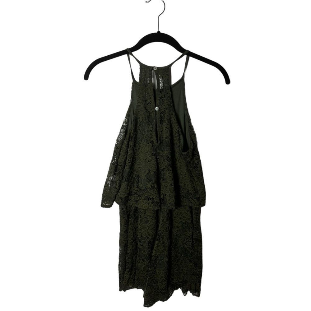 Other Blue Pair SZ S green crochet halter romper Size 27" / US 4 / IT 40 - 1 Thumbnail