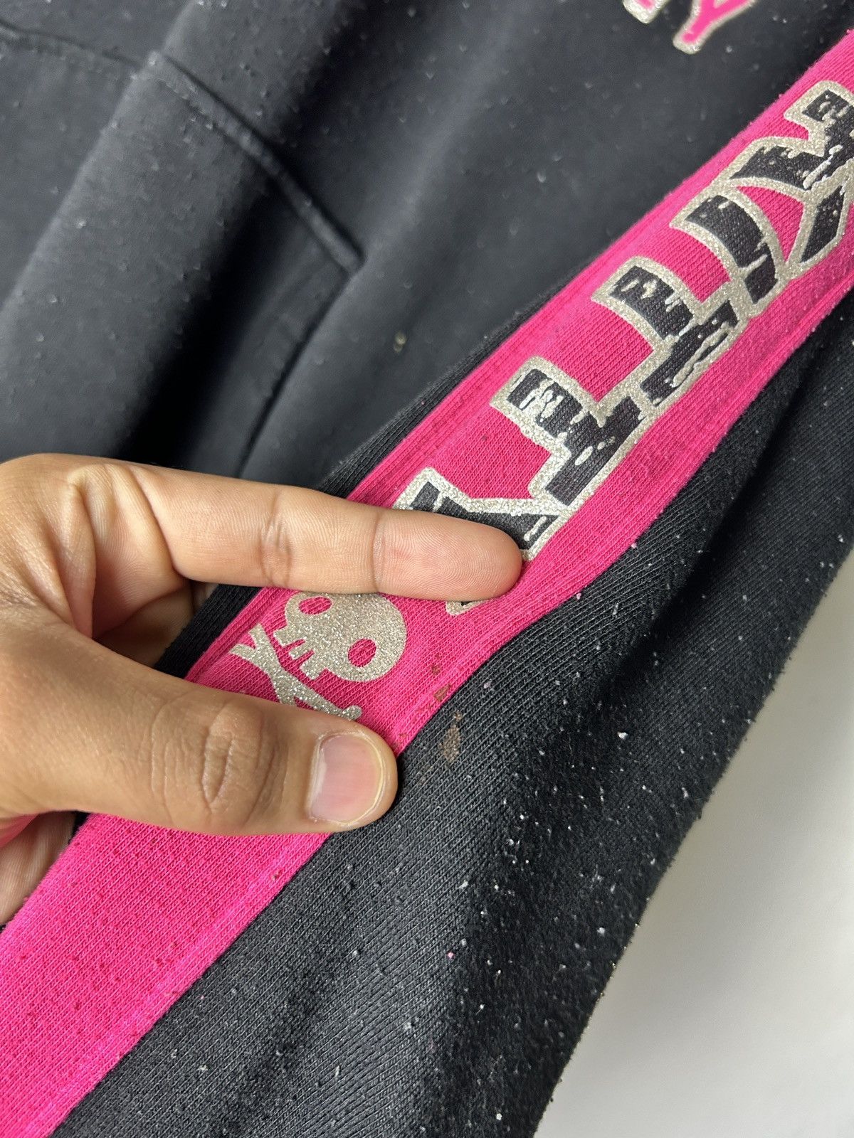 If Six Was Nine Vintage 00’s Hello kitty hoodie skull punk y2k japanese Size US L / EU 52-54 / 3 - 7 Thumbnail