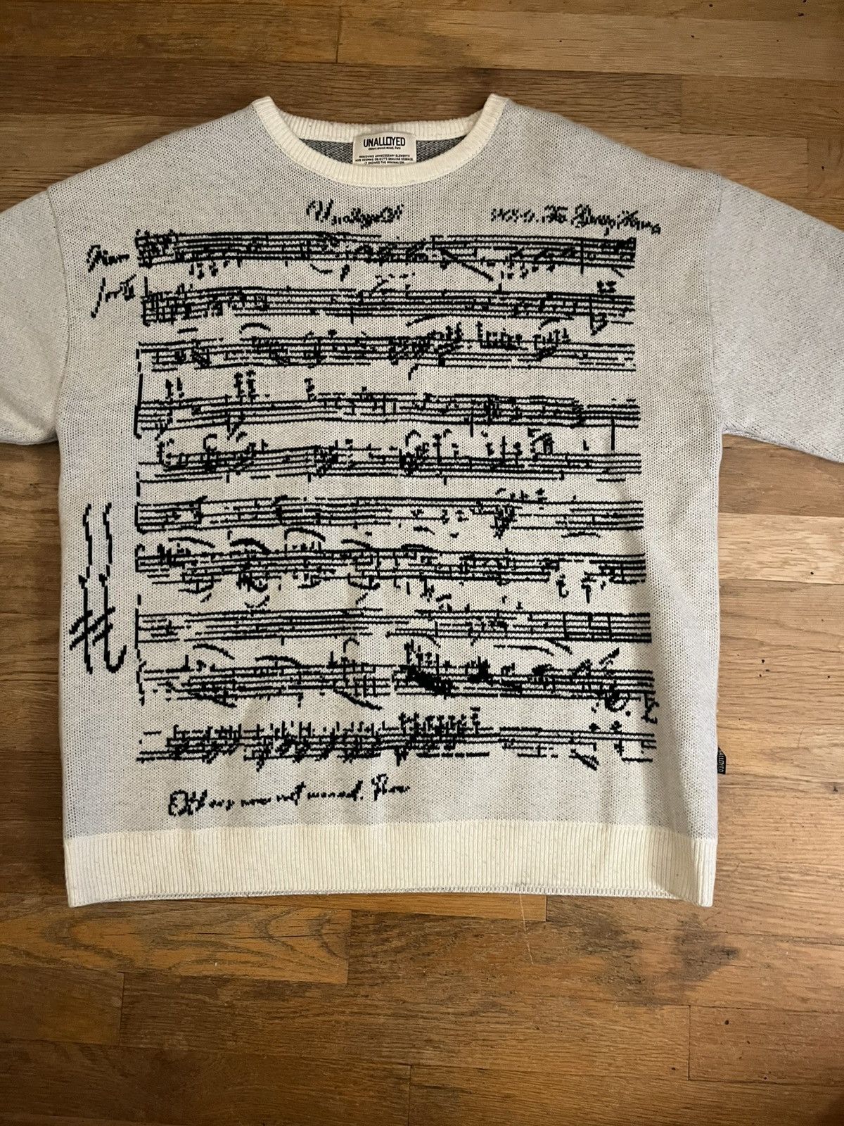 Other Unalloyed Music Sheet Sweatshirt Size US S / EU 44-46 / 1 - 1 Thumbnail