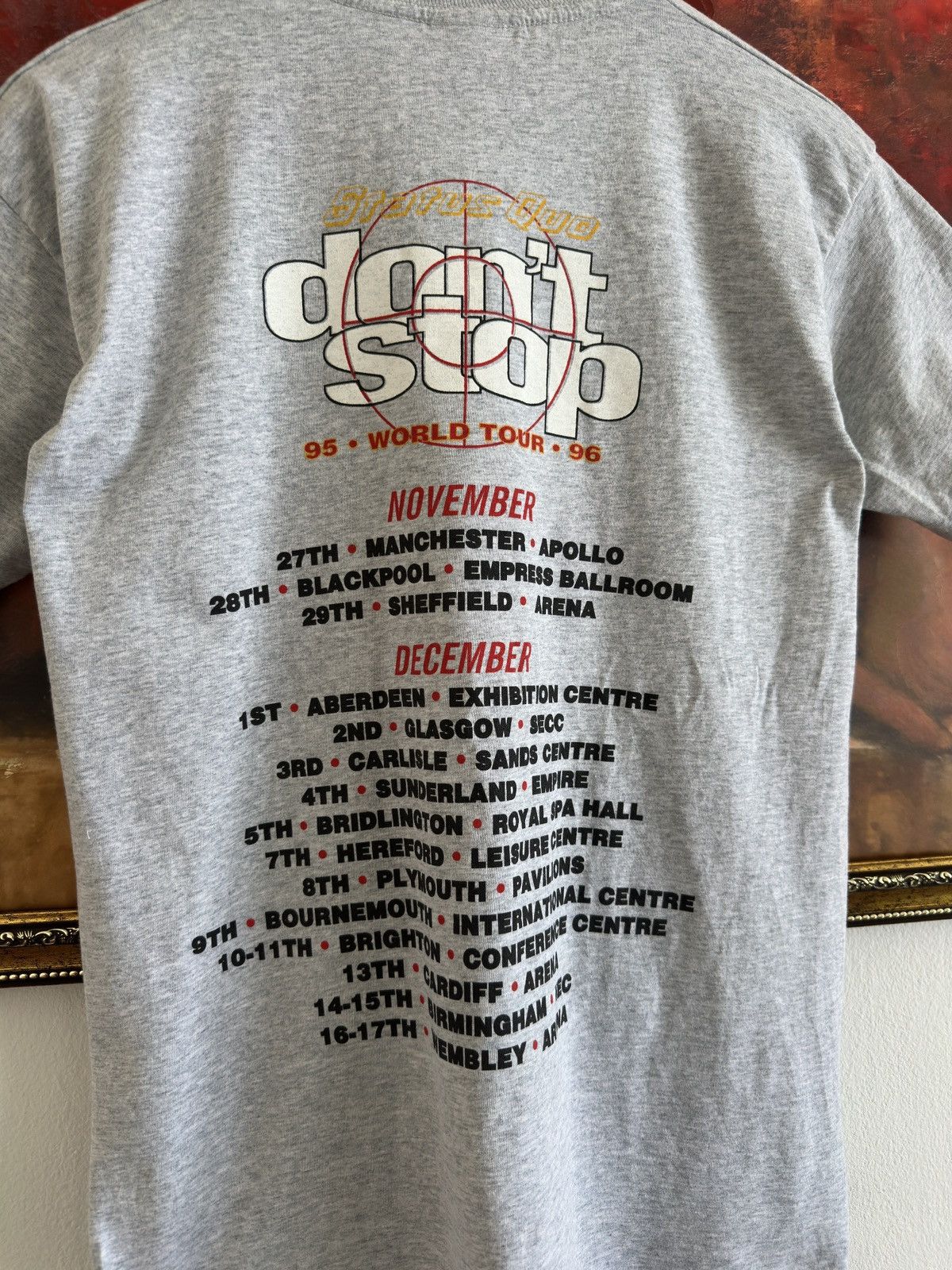 Band Tees Vintage 90s Status Quo Dont Stop Tour Graphic Tshirt Tee Size US M / EU 48-50 / 2 - 8 Thumbnail