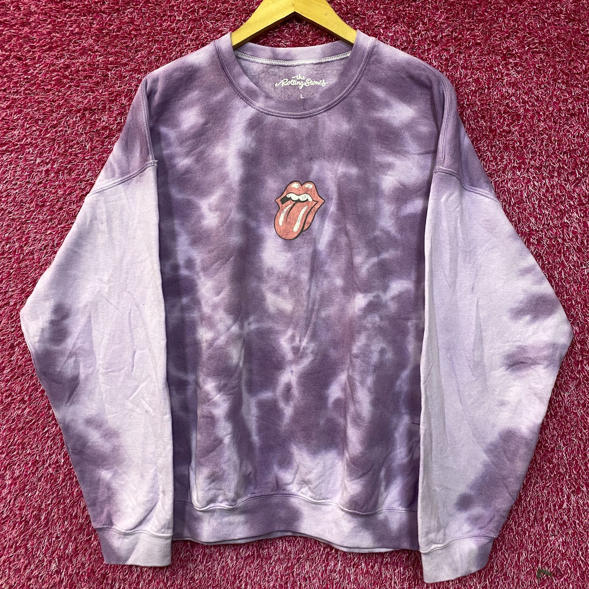The Rolling Stones The Rolling Stones Hot Lips Tie-Dye Crewneck Sweatshirt Larg Size US L / EU 52-54 / 3 - 1 Thumbnail