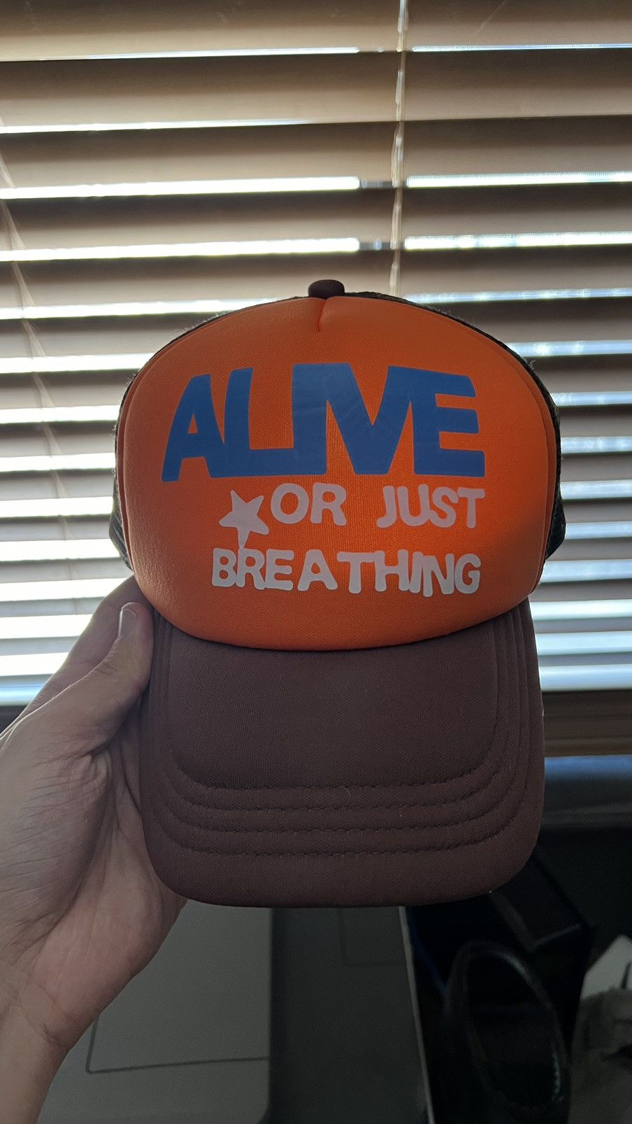 MNML Alive or Just Breathing Trucker Snapback Size ONE SIZE - 1 Thumbnail