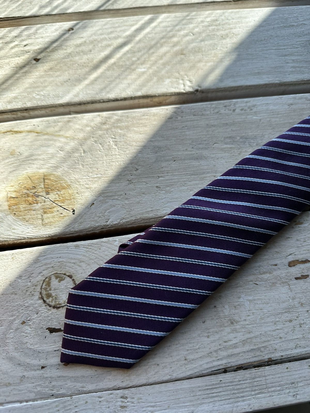 Designer × Hugo Boss 🚨RARE Hugo Boss Tie old money style Burgundy luxury monogram Size ONE SIZE - 7 Thumbnail