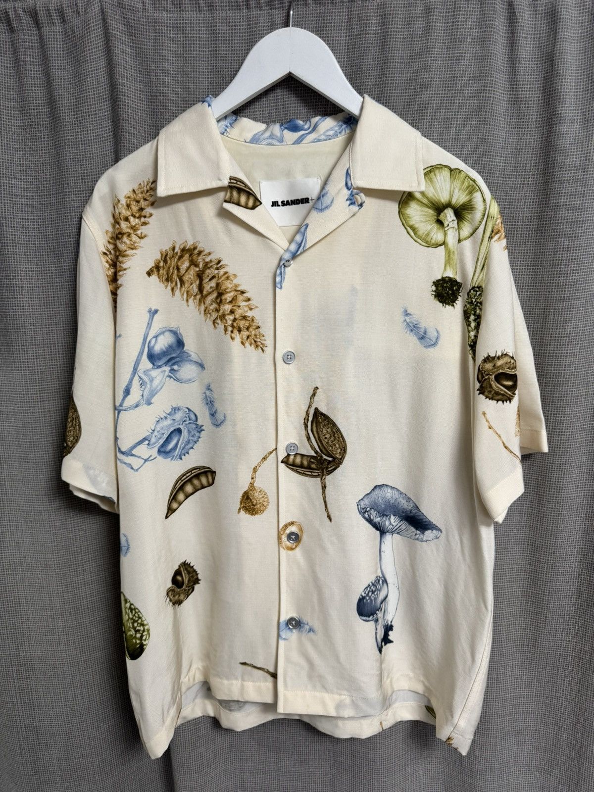 JIL SANDER shirt STUDY REAL TAPE MEASUREMENTS IN PHOTOS