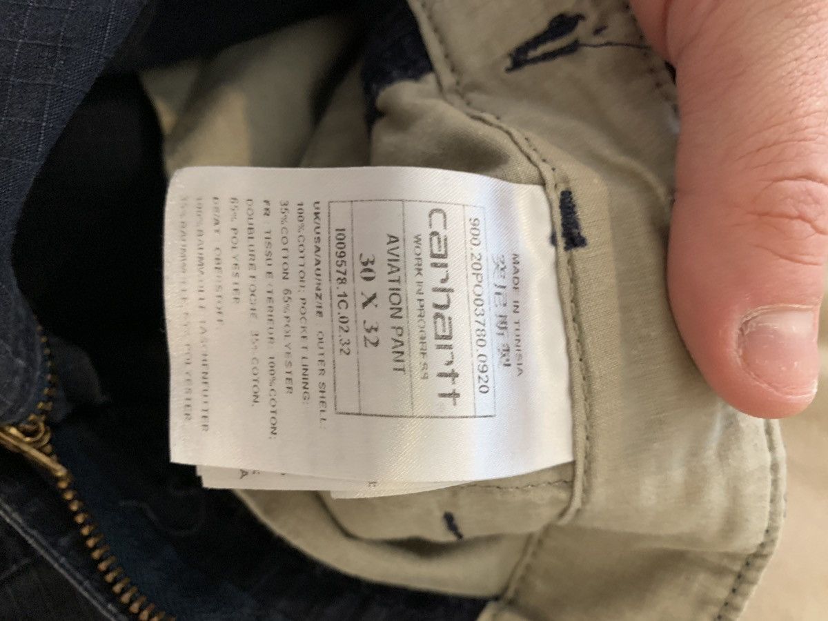 Carhartt Wip Carhartt WIP Aviator Pants - 30/32 - Blue Size US 30 / EU 46 - 3 Thumbnail