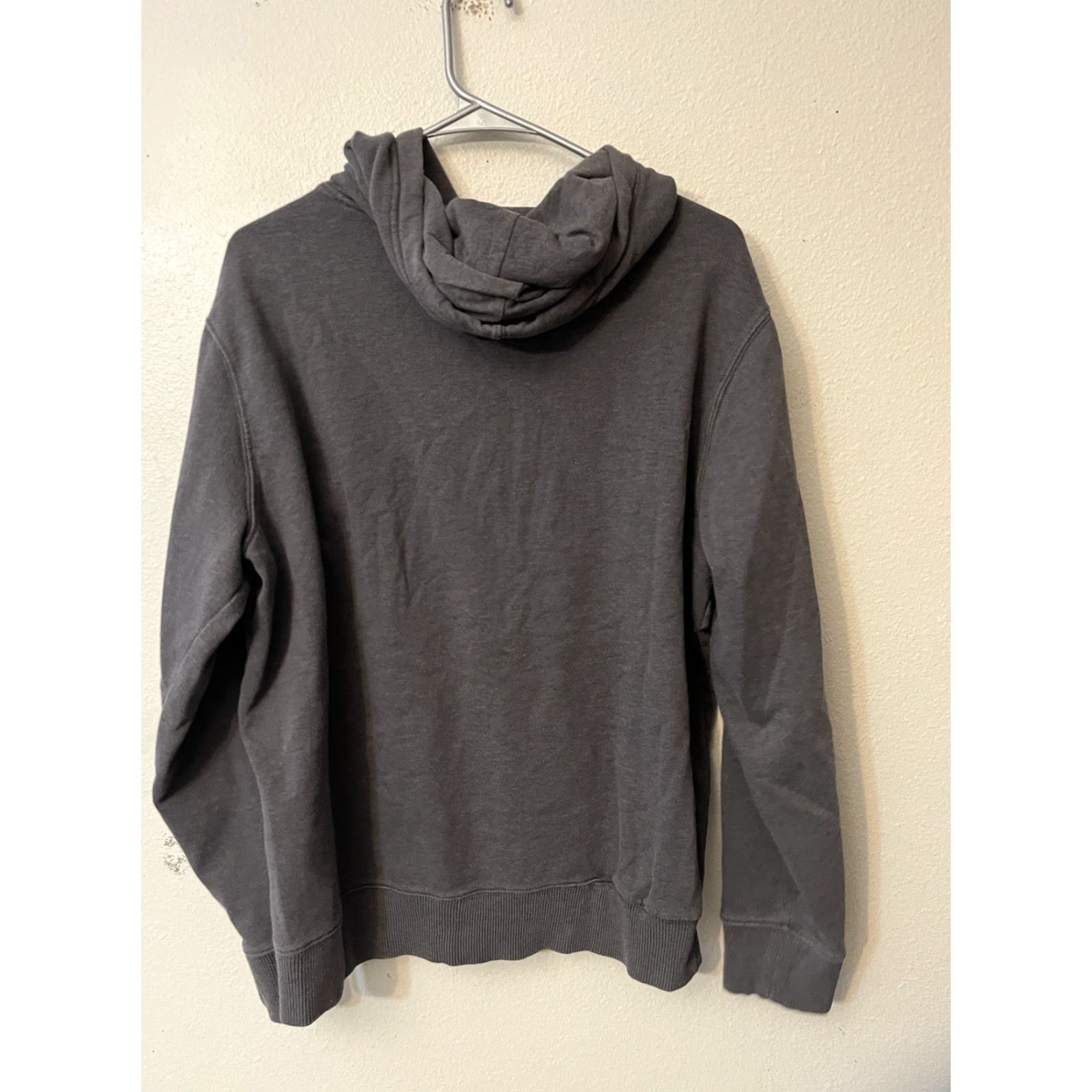 Banana Republic Banana Republic Hoodie Mens Pullover Fleece Graphic Front Pockets Large Gray Size L / US 10 / IT 46 - 3 Thumbnail