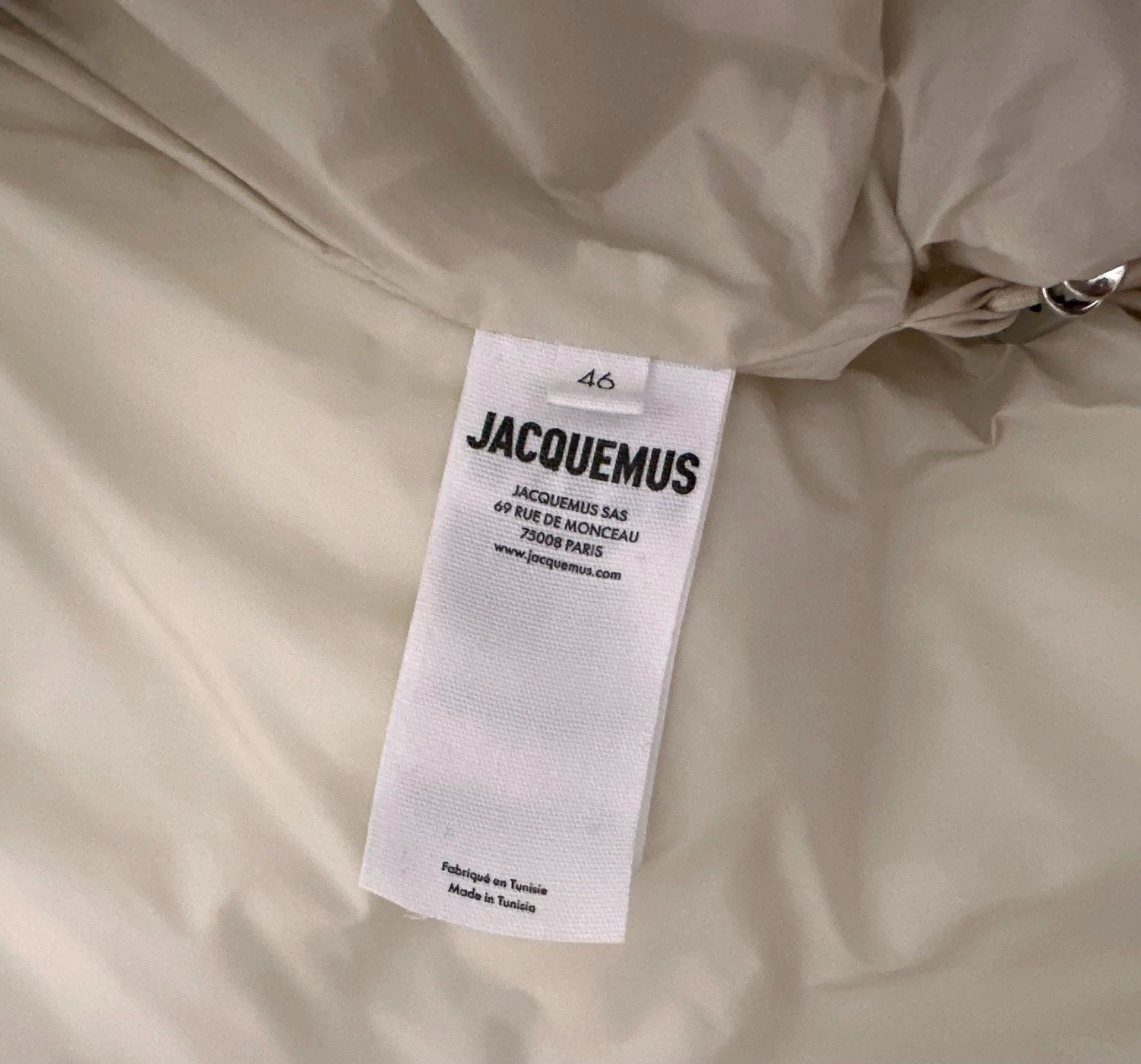 Jacquemus JACQUEMUS LA DOUDOUNE short puffer coat OFF-WHITE 46 Size US S / EU 44-46 / 1 - 5 Thumbnail