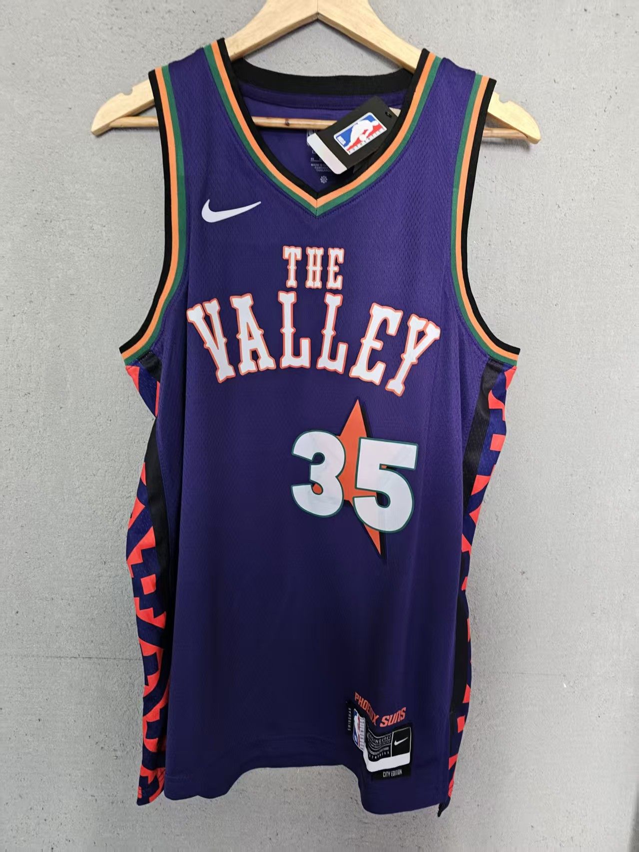 NBA Phoenix Suns #35 Kevin Durant Jersey Purple L Size US L / EU 52-54 / 3 - 2 Thumbnail