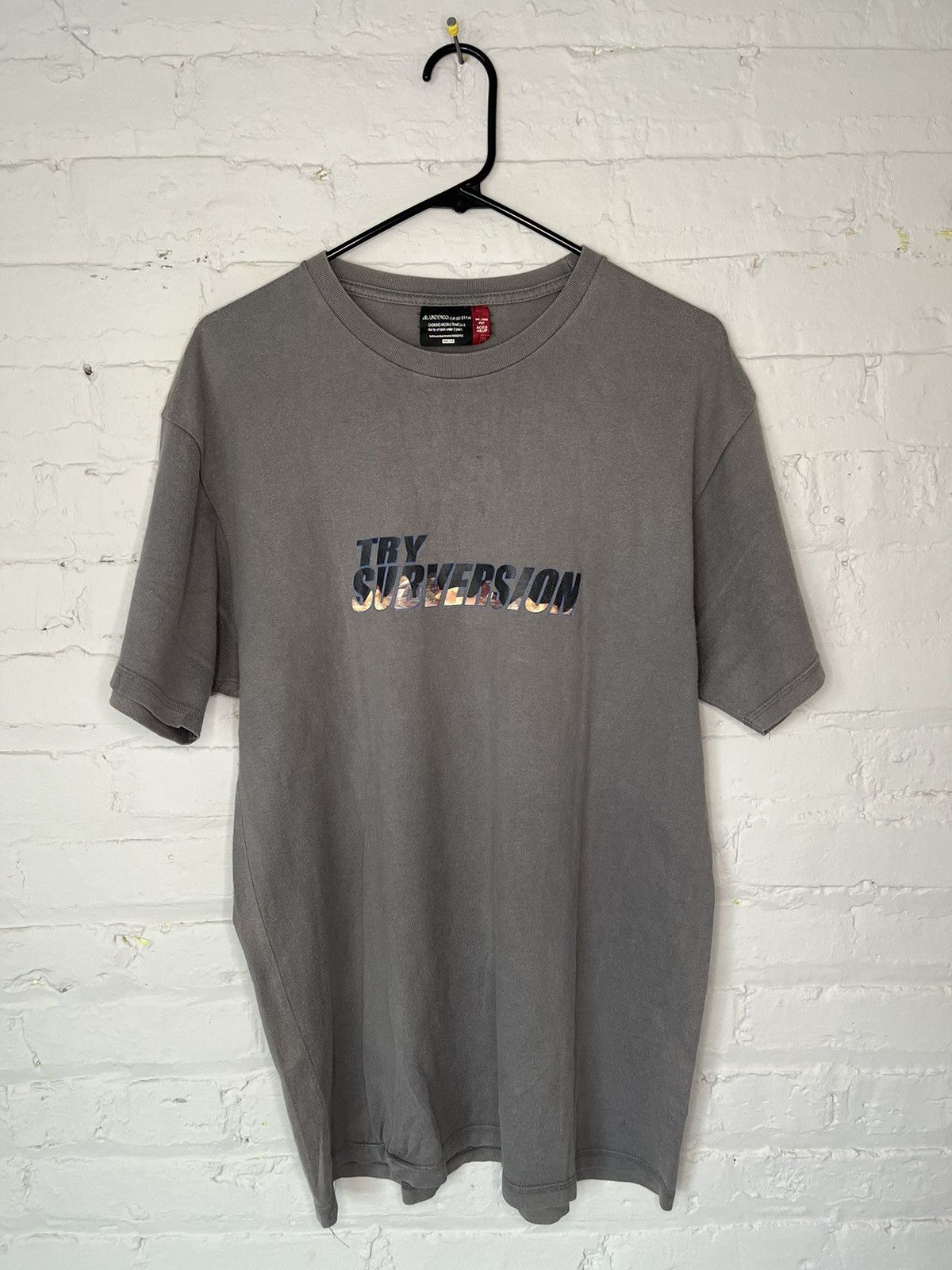 Undercover AW00 Undercover Melting Pot “Try Subversion” T-Shirt Size US L / EU 52-54 / 3 - 1 Thumbnail