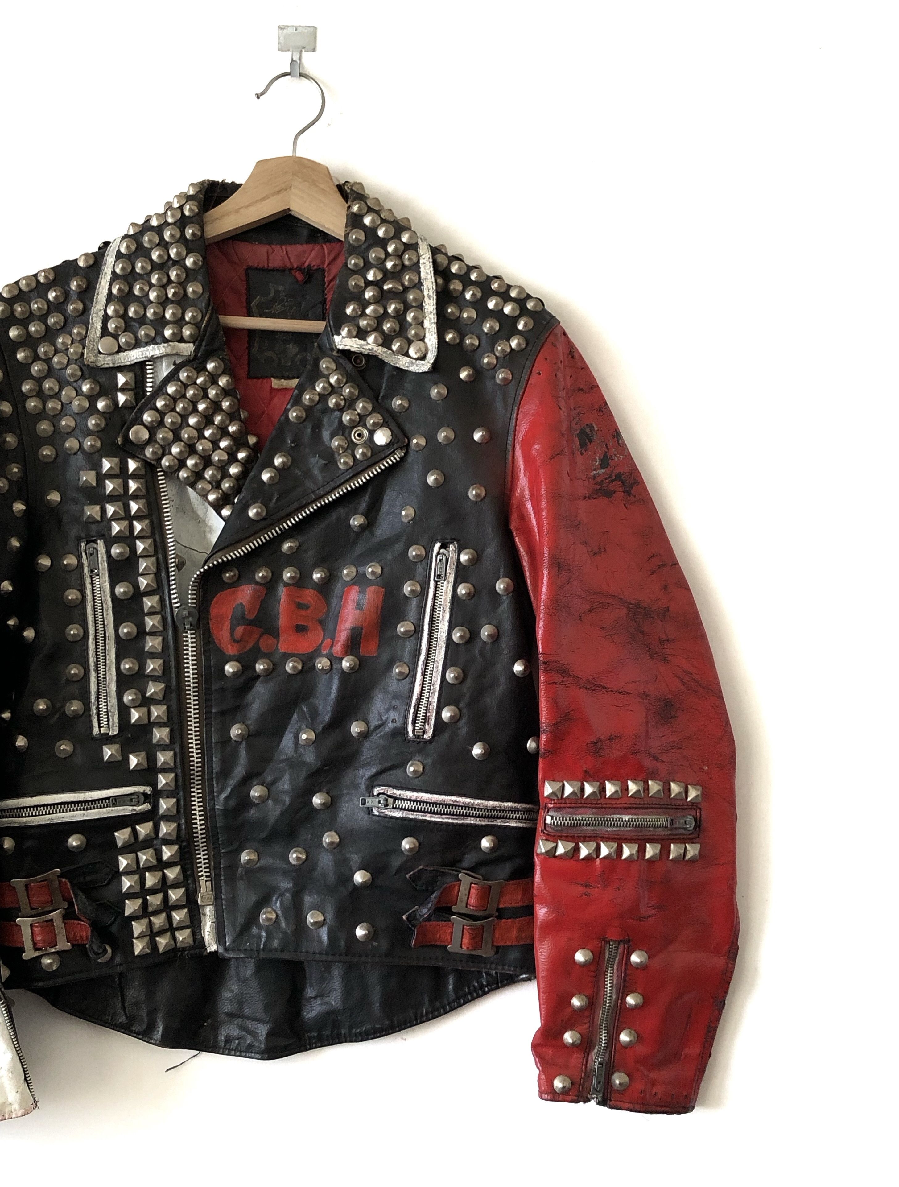 Band Tees GRAIL🔥80’S PUNK GBH DISCHARGE PUNK NOT DEAD LEATHER JACKET Size US S / EU 44-46 / 1 - 3 Thumbnail
