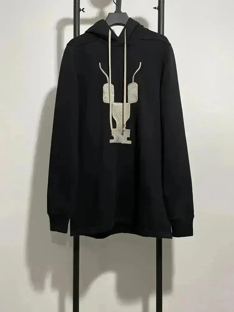 Rick Owens Drkshdw Logo Hoodie