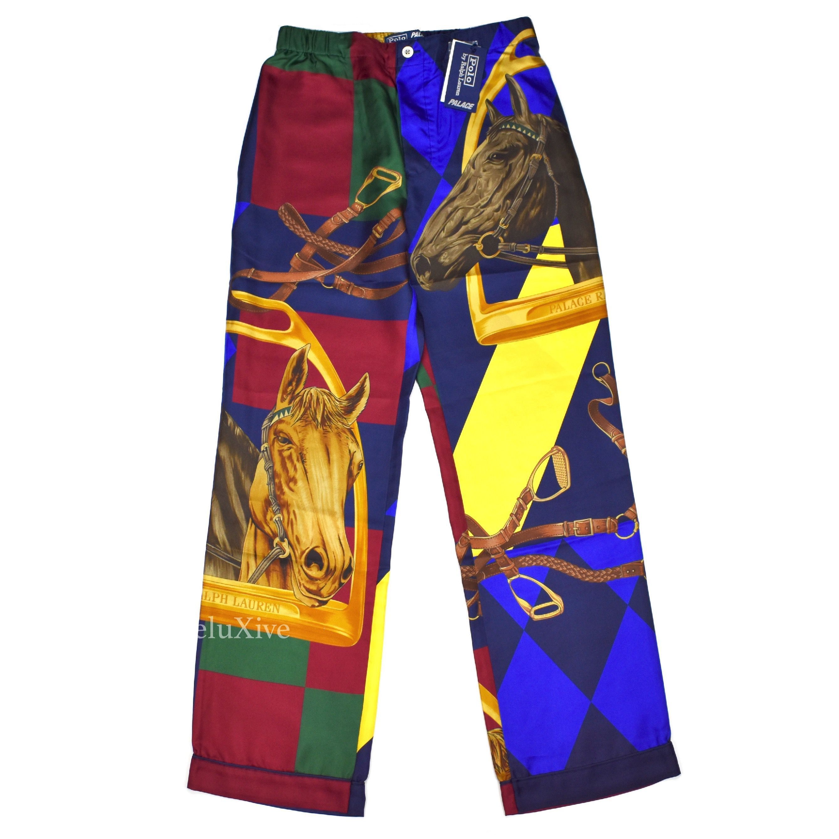 Palace × Polo Ralph Lauren Palace Ralph Lauren Silk Pajama Pants DS Size US 36 / EU 52 - 1 Preview