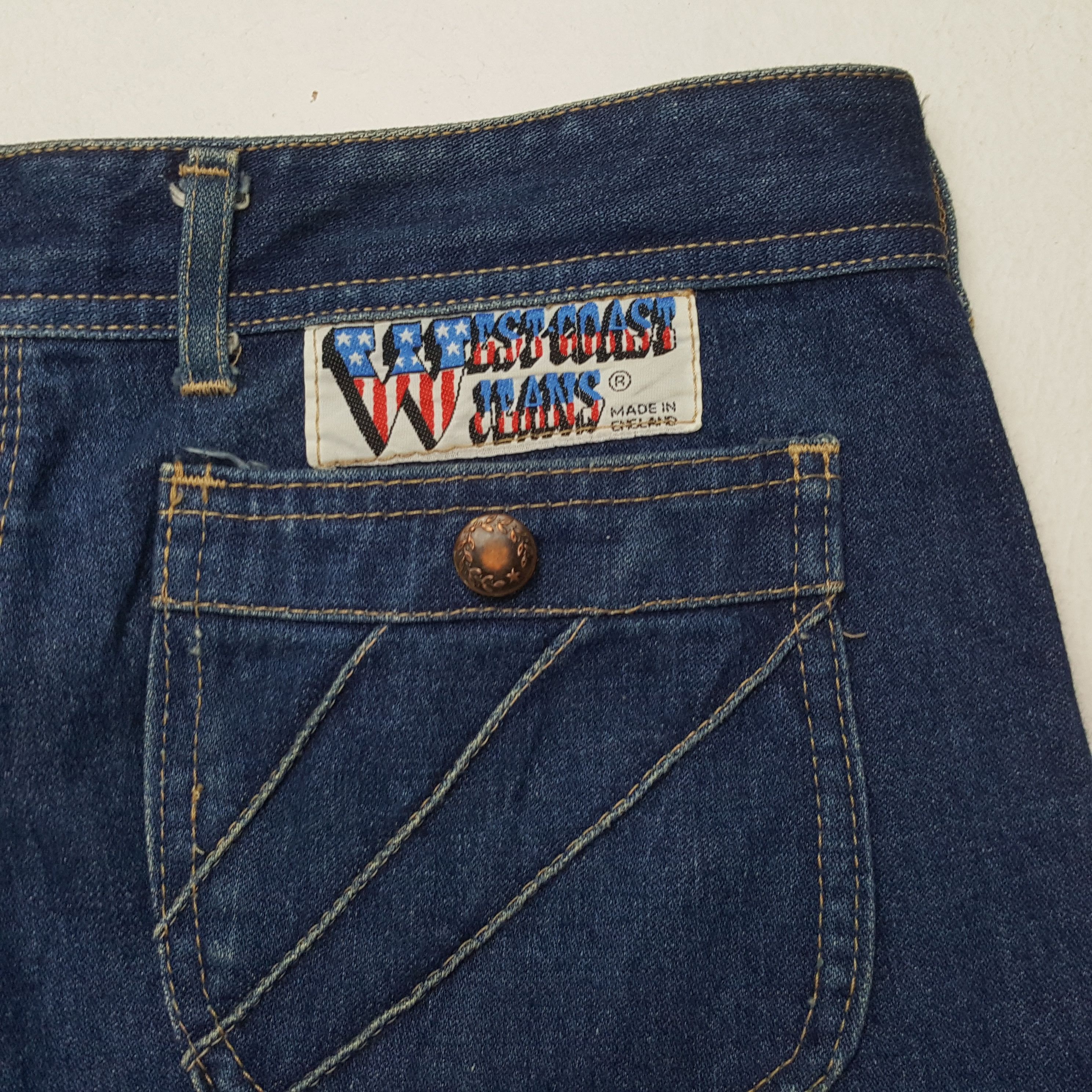 If Six Was Nine × Vintage WEST COAST Streetwear Fashion Baggy Style Jeans Size 29" - 14 Thumbnail
