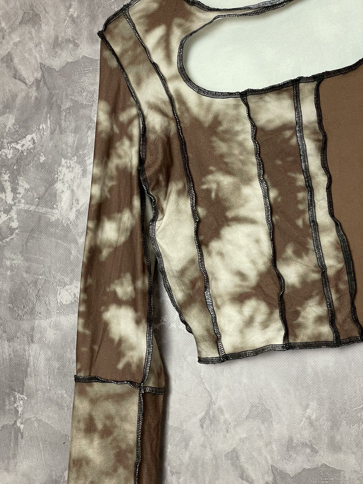 Japanese Brand × Vintage Vintage Y2K Japanese Freestyle Tribal Affliciton Longsleeve Size M / US 6-8 / IT 42-44 - 5 Thumbnail