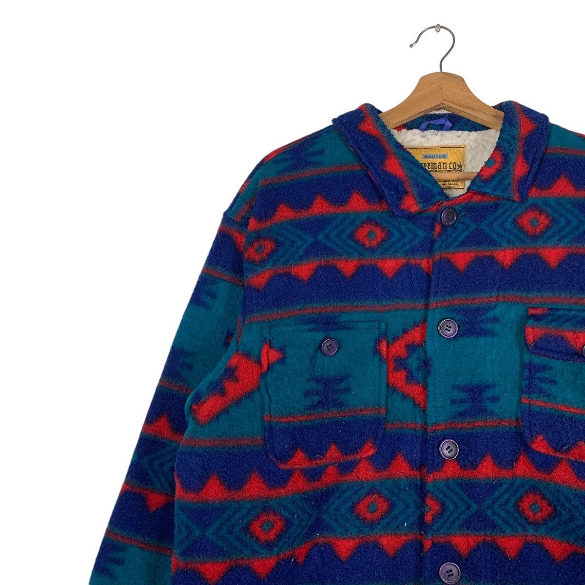 Japanese Brand Greeman Native Aztech Nice Design Multicolor Jacket Size US L / EU 52-54 / 3 - 6 Thumbnail