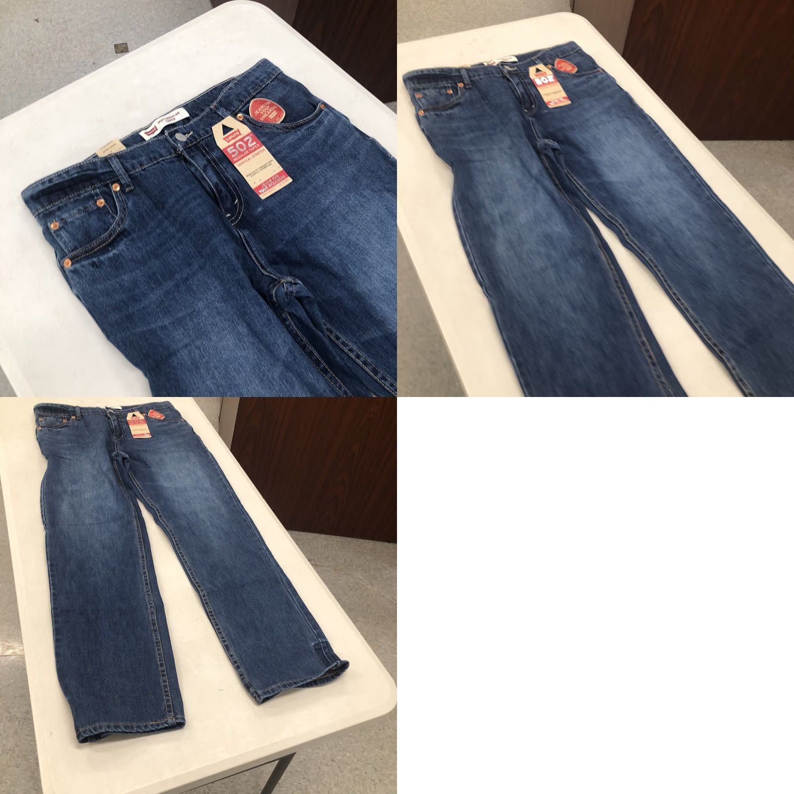 Levi's Levi's 502 Taper Stretch Jeans Men 30x30 Denim Jeans for Sneakers NWT Blue Regular Rise Mid 10" 30 Inseam 5-Pocket Logo Pantswear Casual Mens Size US 30 / EU 46 - 9 Thumbnail
