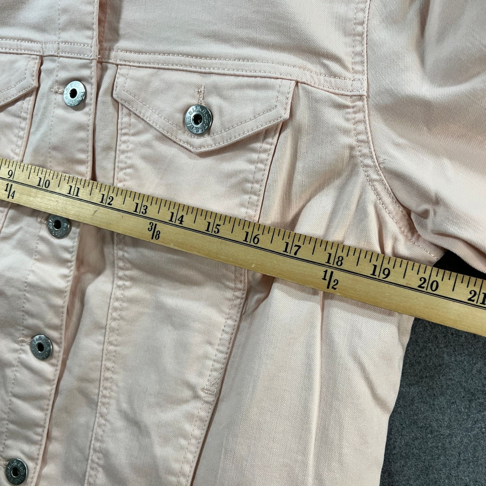 Other Belle by Kim Gravel Classic Jean Jacket Pale Size S / US 4 / IT 40 - 5 Thumbnail