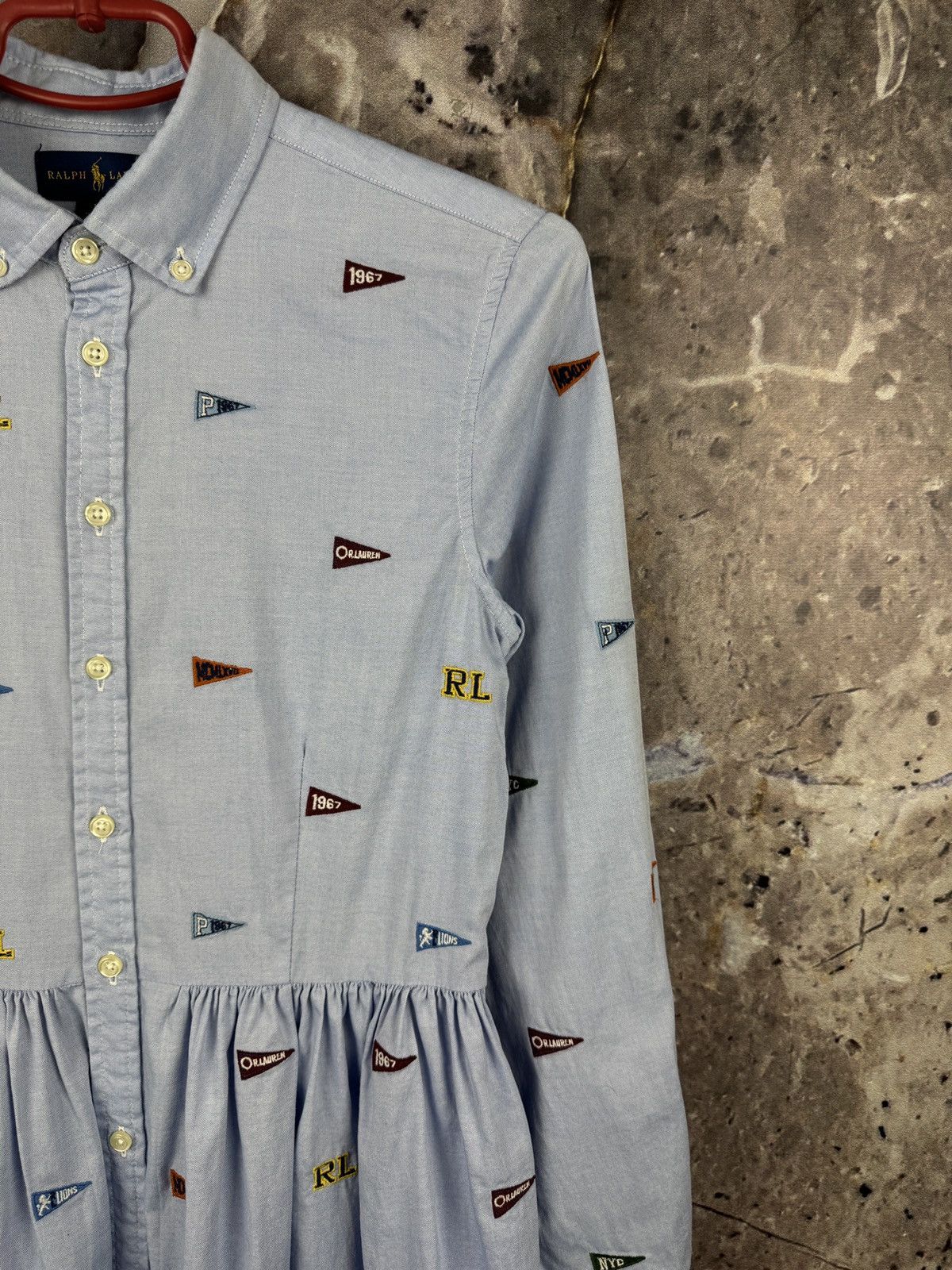 Polo Ralph Lauren Women’s Ralph Lauren Button-Up Dress Blue Size 16 Size XL / US 12-14 / IT 48-50 - 7 Thumbnail