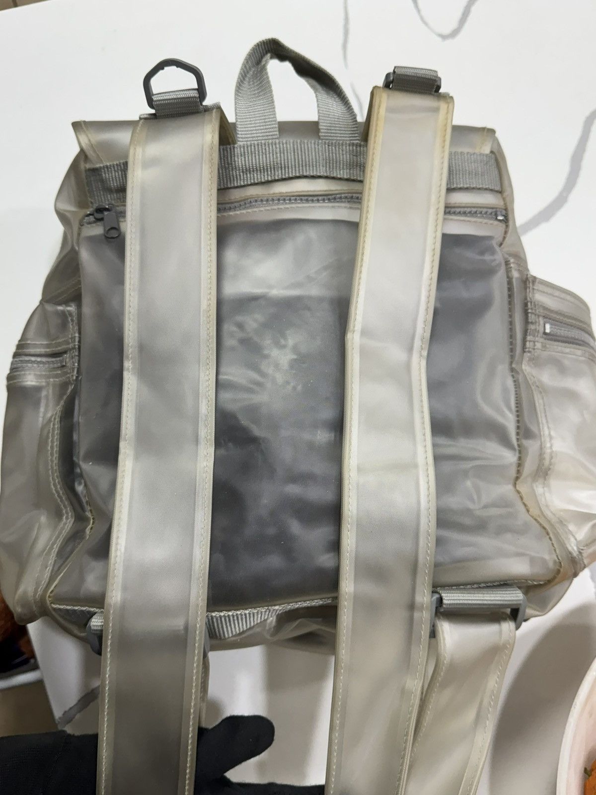 Gap Vintage Y2K GAP Technical Clear Multi-Pocket Backpack Size ONE SIZE - 5 Thumbnail