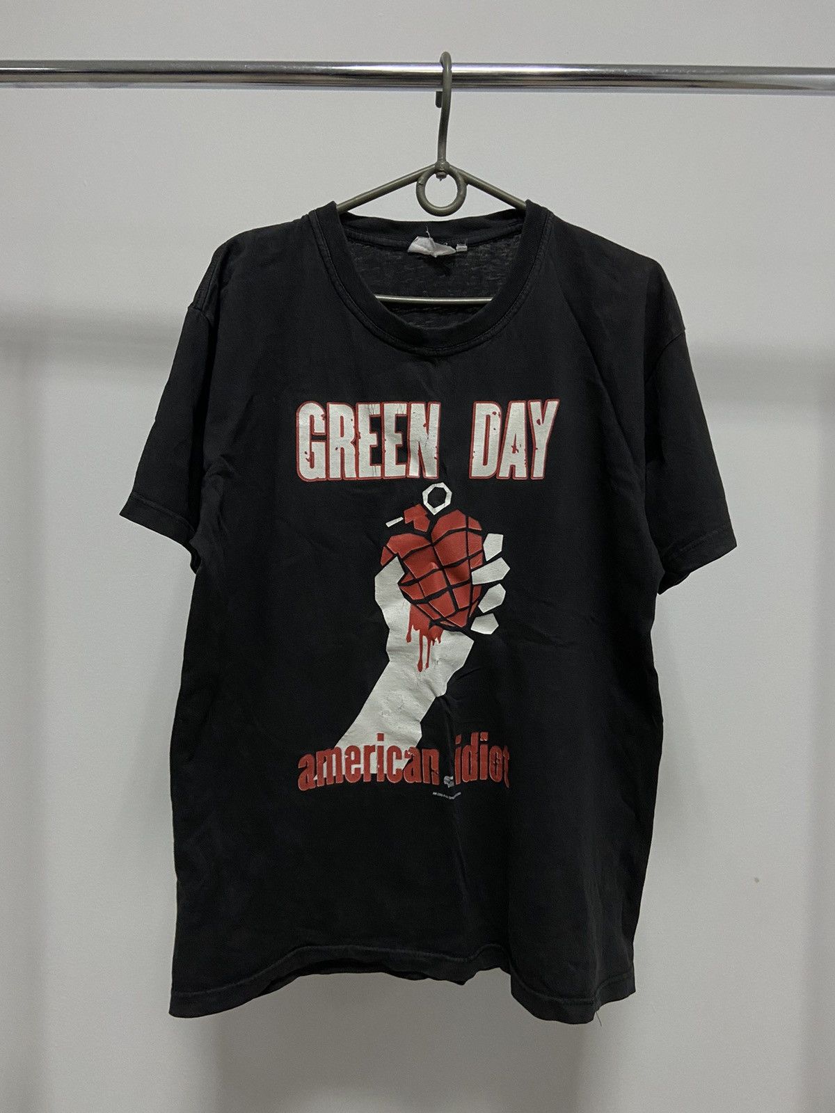 Green Day Vintage Big Logo T Shirt Rock American Idiot 2005