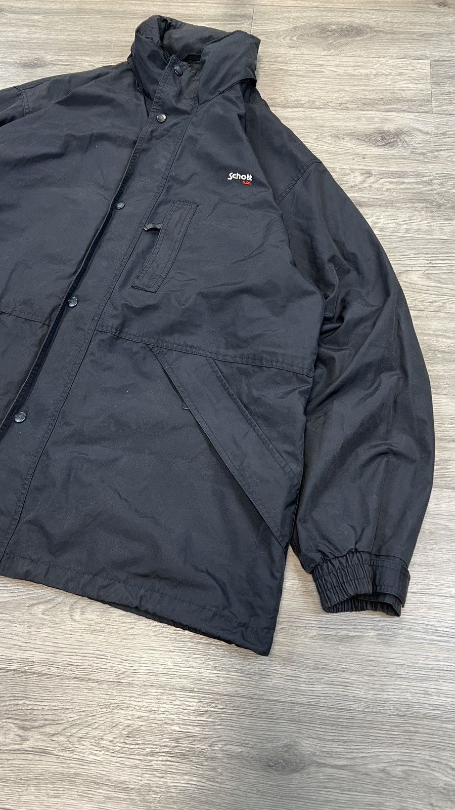Schott Vintage Schott NYC Blue Lightweight Full Zip Jacket Size XXL Size US XXL / EU 58 / 5 - 3 Thumbnail