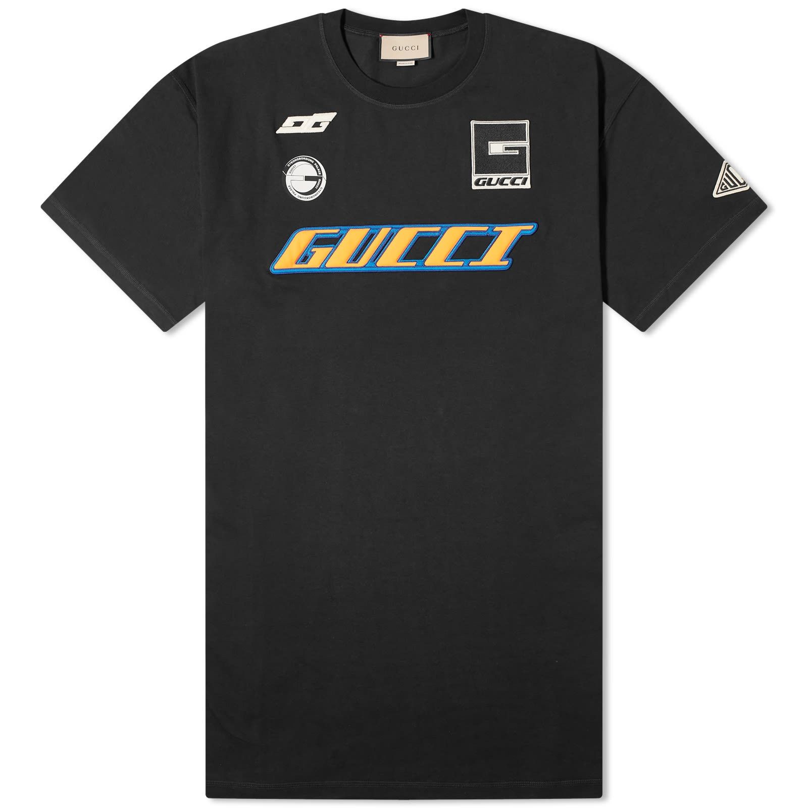 Gucci o1mt1gz0525 Cotton Jersey T-Shirt in Black Size US XS / EU 42 / 0 - 1 Thumbnail