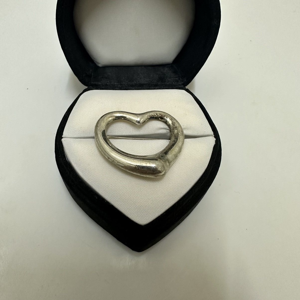 Tiffany & Co. Tiffany & Co. Elsa Peretti Open Heart Brooch 925 Silver Size ONE SIZE - 2 Thumbnail