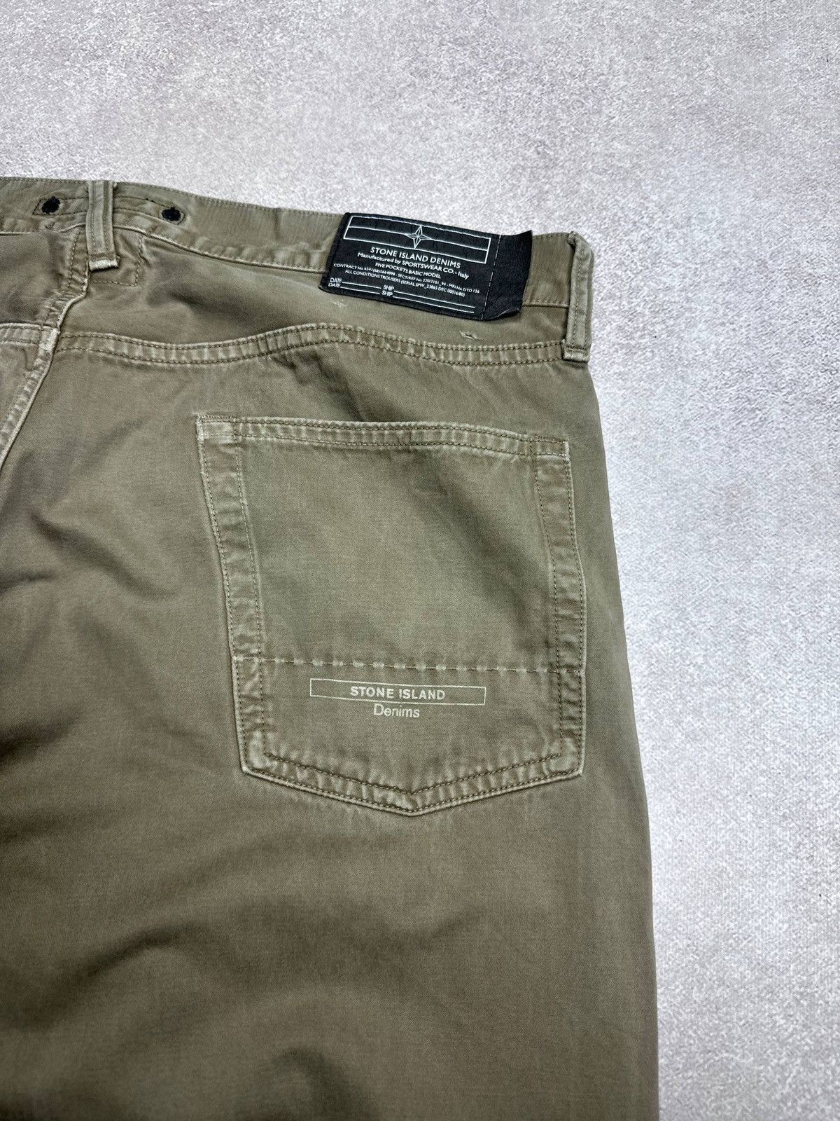 Stone Island Vintage Stone Island Chino Rare Relaxed Pants 36 Size US 36 / EU 52 - 3 Thumbnail