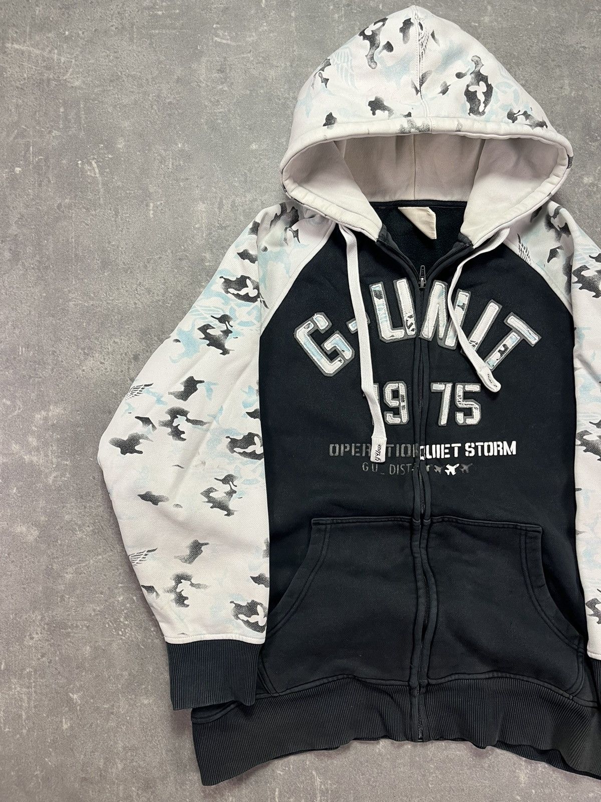 G-Unit G-Unit Big Logo Camo Printed Baggy Heavy Zip Hoodie L XL Size US L / EU 52-54 / 3 - 3 Thumbnail