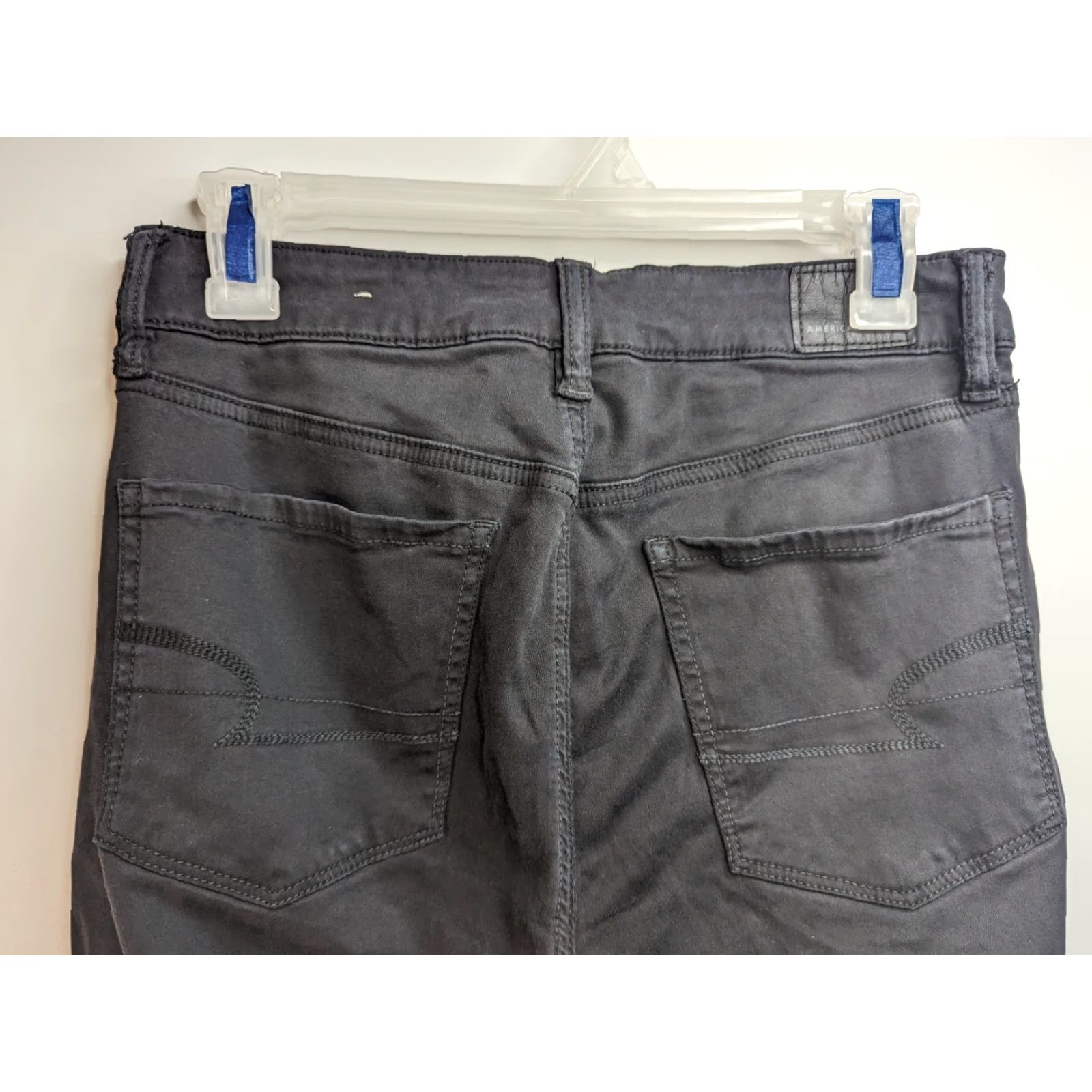 American Eagle Outfitters American Eagle Outfitters Super Stretch Hi-Rise Jegging Women's Black Size 6 Jeans Size 28" / US 6 / IT 42 - 7 Thumbnail