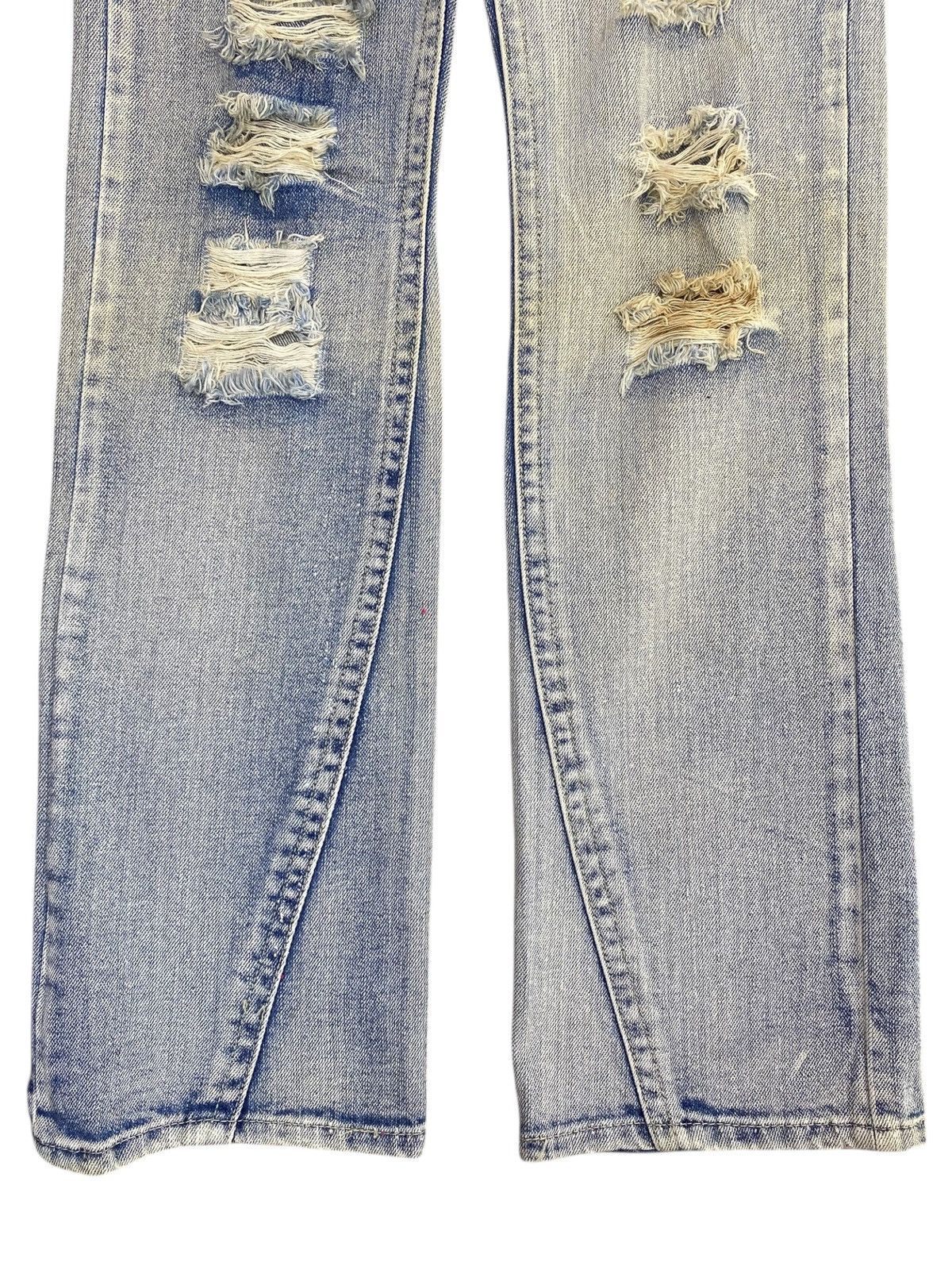 Japanese Brand Japanese Brand Acid Light Wash Style Distressed Jeans Size US 28 / EU 44 - 9 Thumbnail