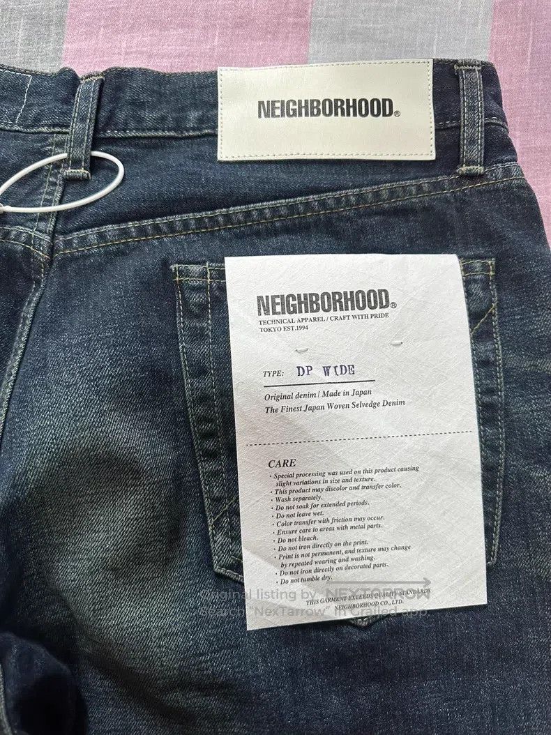 Neighborhood Neighborhood size L Basic Washed Denim Jeans - Blue Size US 27 - 3 Thumbnail