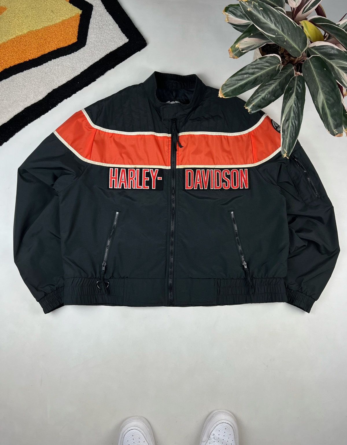 Alpha Industries × Harley Davidson × West Coast Choppers Vintage Harley Davidson Made In USA 🇺🇸 Jacket Size US XL / EU 56 / 4 - 1 Thumbnail