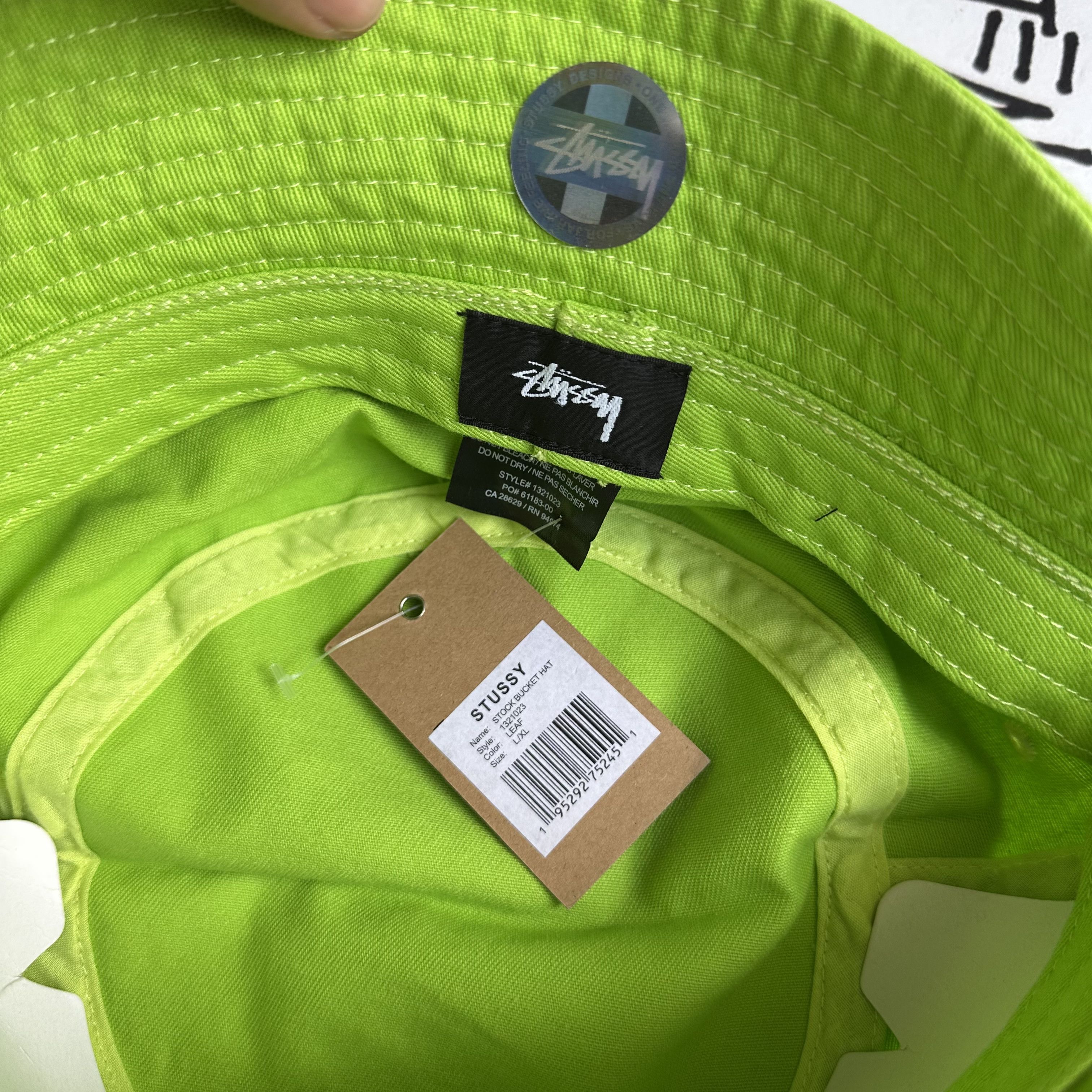 Stussy STUSSY STOCK BUCKET HAT LEAF L/XL Size ONE SIZE - 3 Thumbnail