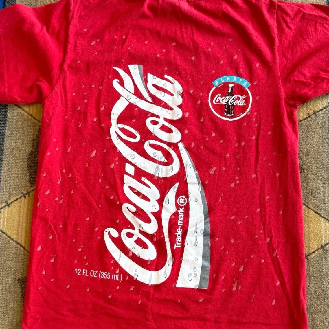 Doublet VINTAGE Coca Cola AOP T-Shirt Mens Small Red 90s 1994 Double Sided Made In USA Short Sleeve Graphic Print Size US S / EU 44-46 / 1 - 7 Thumbnail