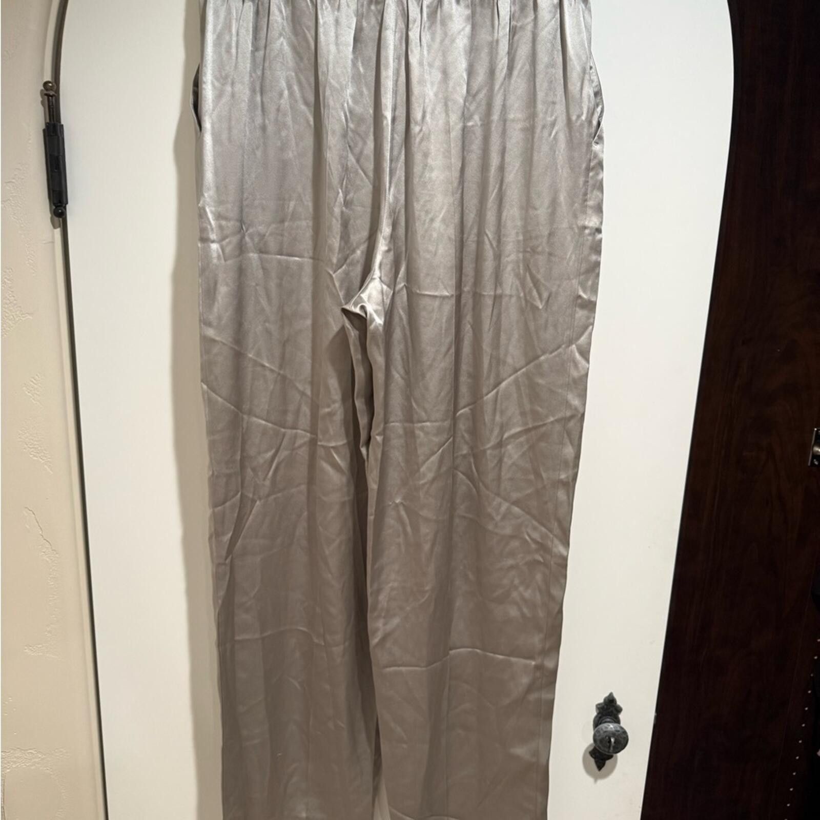 Joseph Joseph Jack Silk Satin Pants, Size 44 or US 14 Size 36" / US 14 / IT 50 - 10 Thumbnail