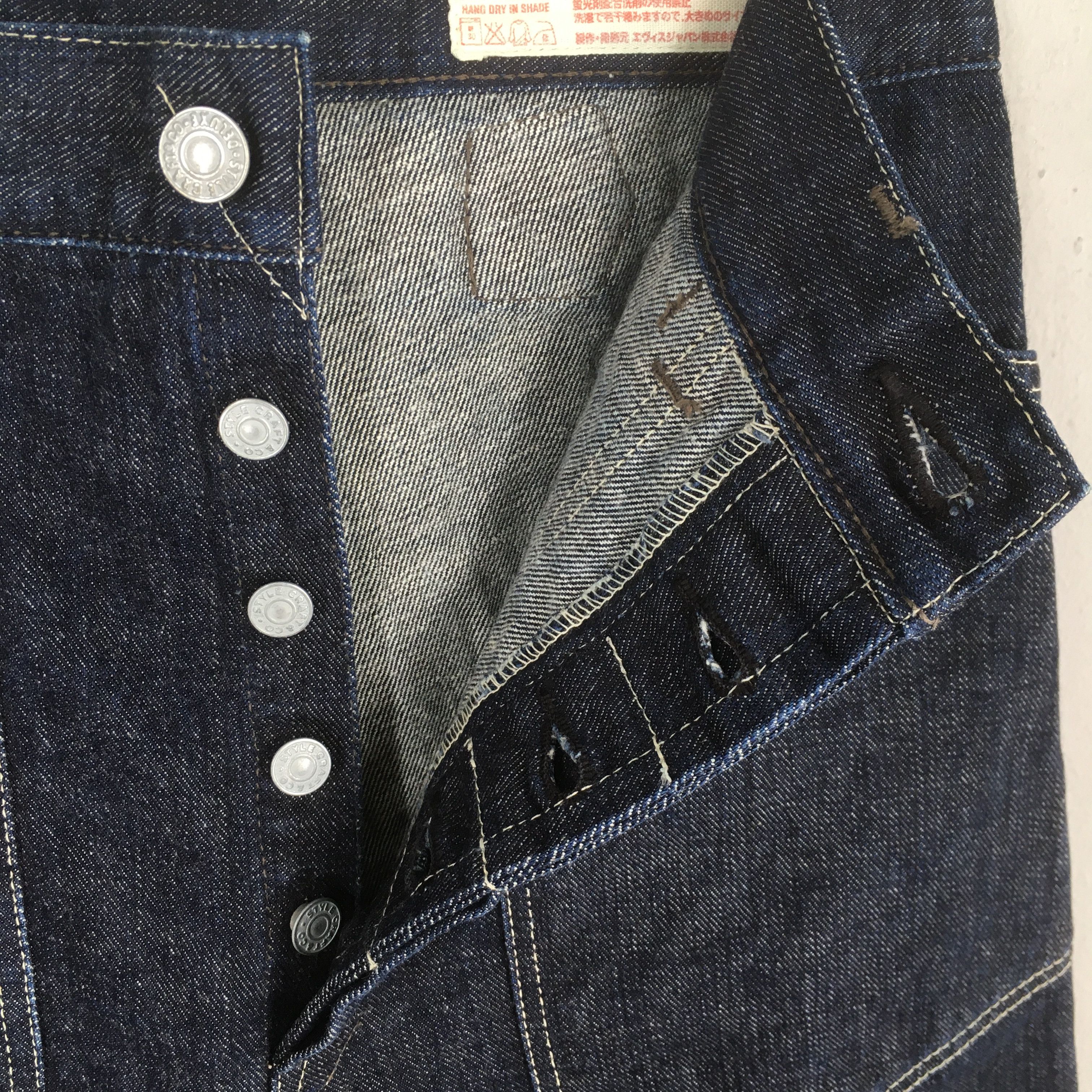 Evisu Size 29x28 Vintage 90s Evisu Daicock Japan Navy Denim S561 Size US 29 - 6 Thumbnail