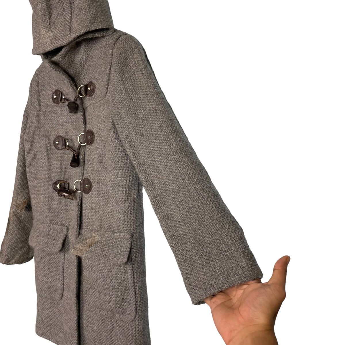 Yohji Yamamoto Ined By Yohji Yamamoto Wool Duffle Coat Size US S / EU 44-46 / 1 - 10 Thumbnail