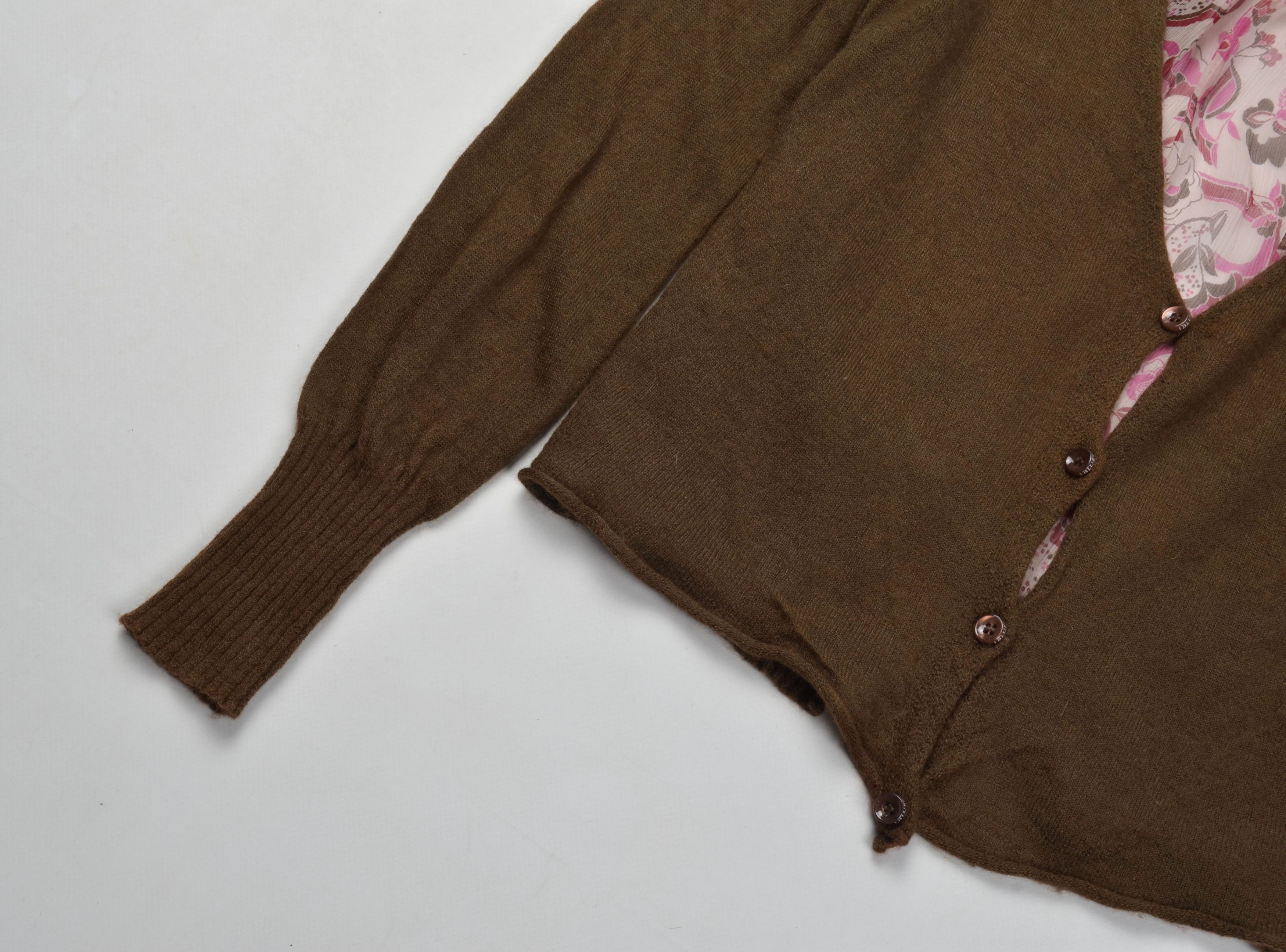 Vintage Vintage I Blues Cashmere Blend Y2K Fairy Cardigan Size S / US 4 / IT 40 - 6 Thumbnail