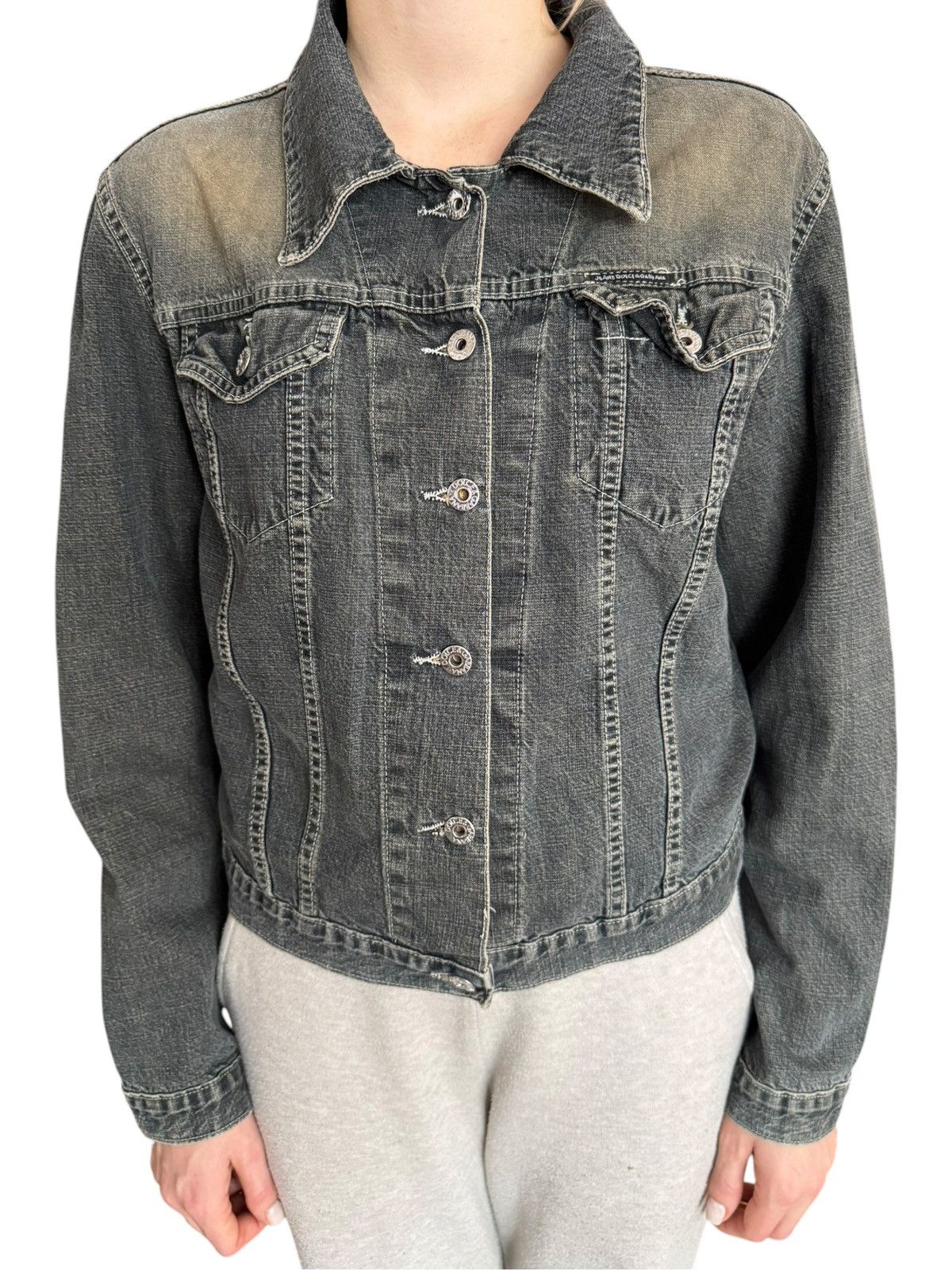 Dolce & Gabbana Dolce & Gabbana D&G Jeans Ladies Denim Jacket Large XL Size XL / US 12-14 / IT 48-50 - 1 Thumbnail