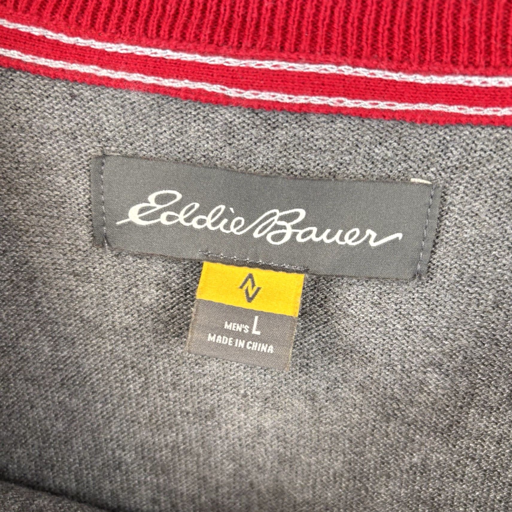 Eddie Bauer Eddie Bauer Sweater Men L Gray Cashmere Blend Crewneck Travex Casual Classic Pullover Knits Mens Size US L / EU 52-54 / 3 - 2 Thumbnail
