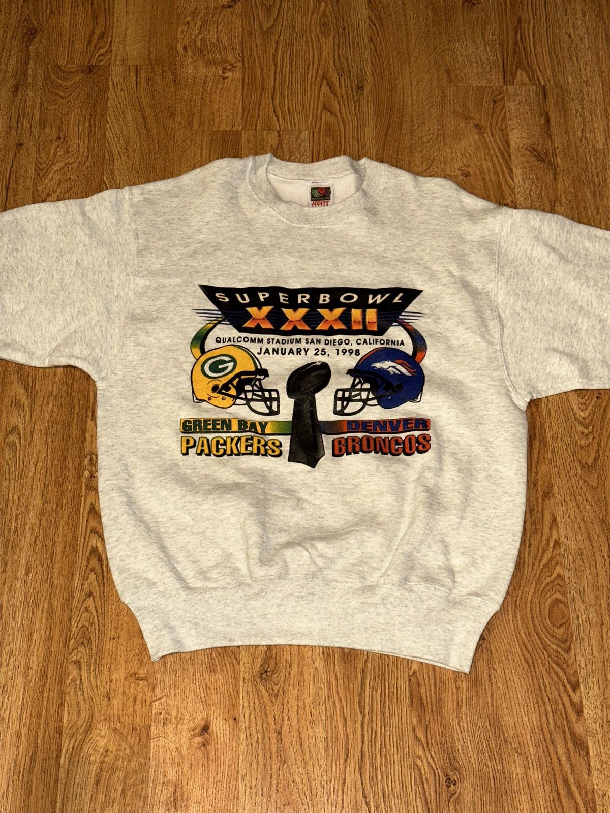 Fruit Of The Loom VTG 1998 Super Bowl XXXII Green Bay Packers VS Denver Bronco Size US M / EU 48-50 / 2 - 1 Thumbnail