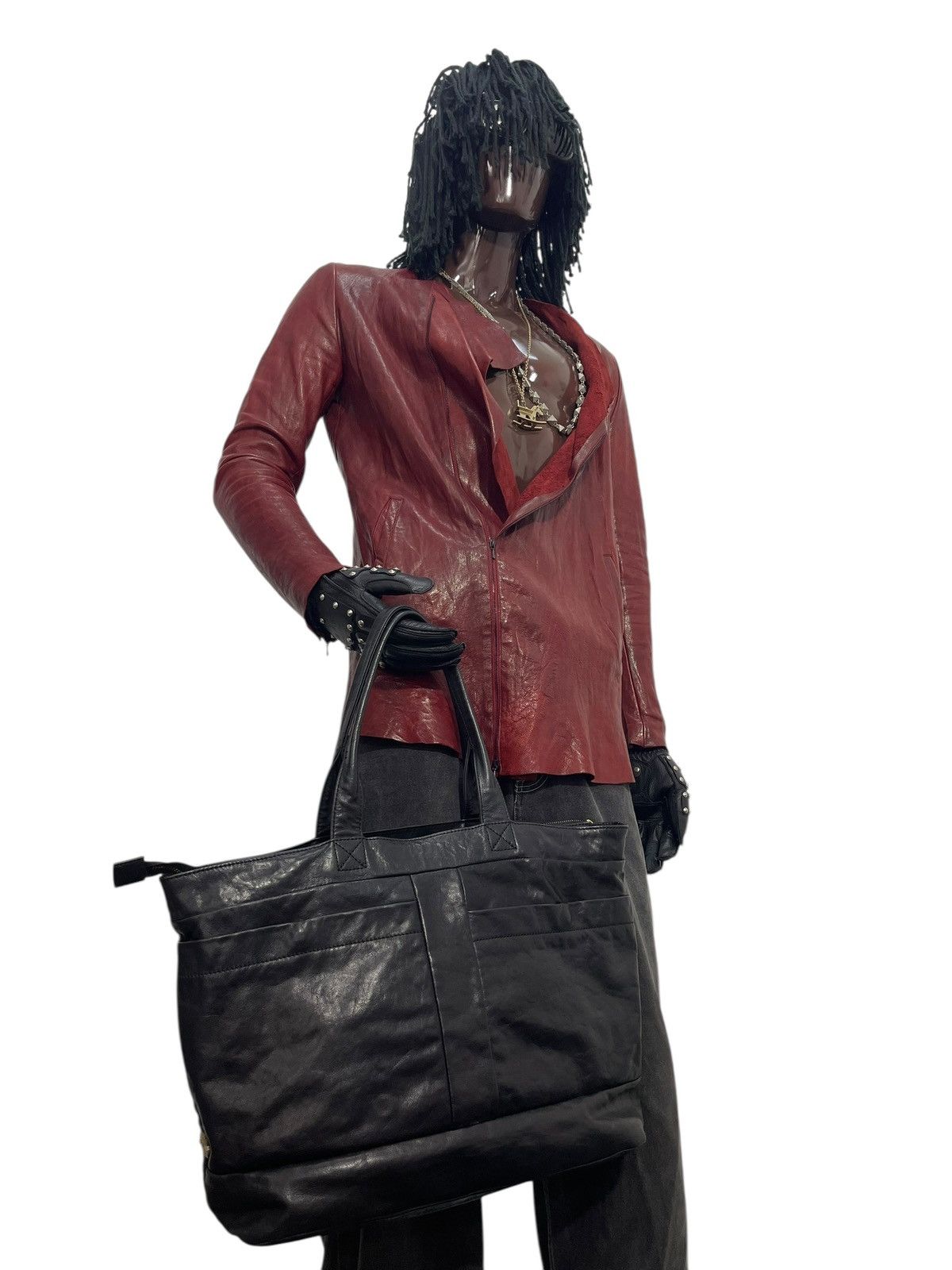 Leather Full Leather Creed Japan Tote Shoulder Bag 6🟩 Size ONE SIZE - 5 Thumbnail
