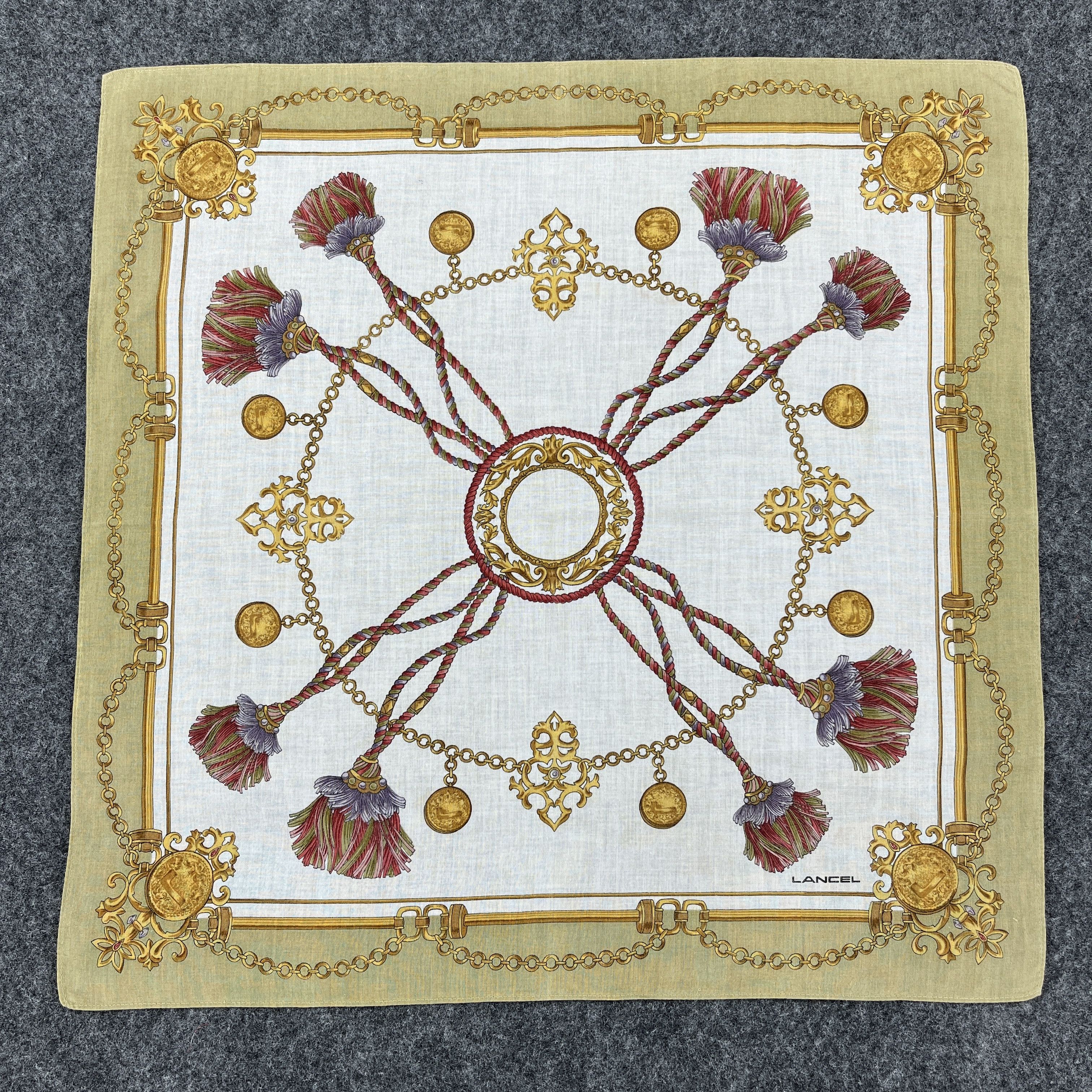 Lancel Lancel Handkerchief / Bandana / Neckerchief B289 Size ONE SIZE - 2 Thumbnail