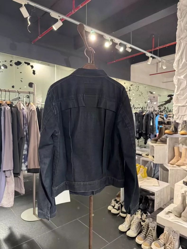 Rick Owens Rick Owens 2004 Wax-brushed Denim Jacket 2504-Nextarrow Size US M / EU 48-50 / 2 - 2 Thumbnail