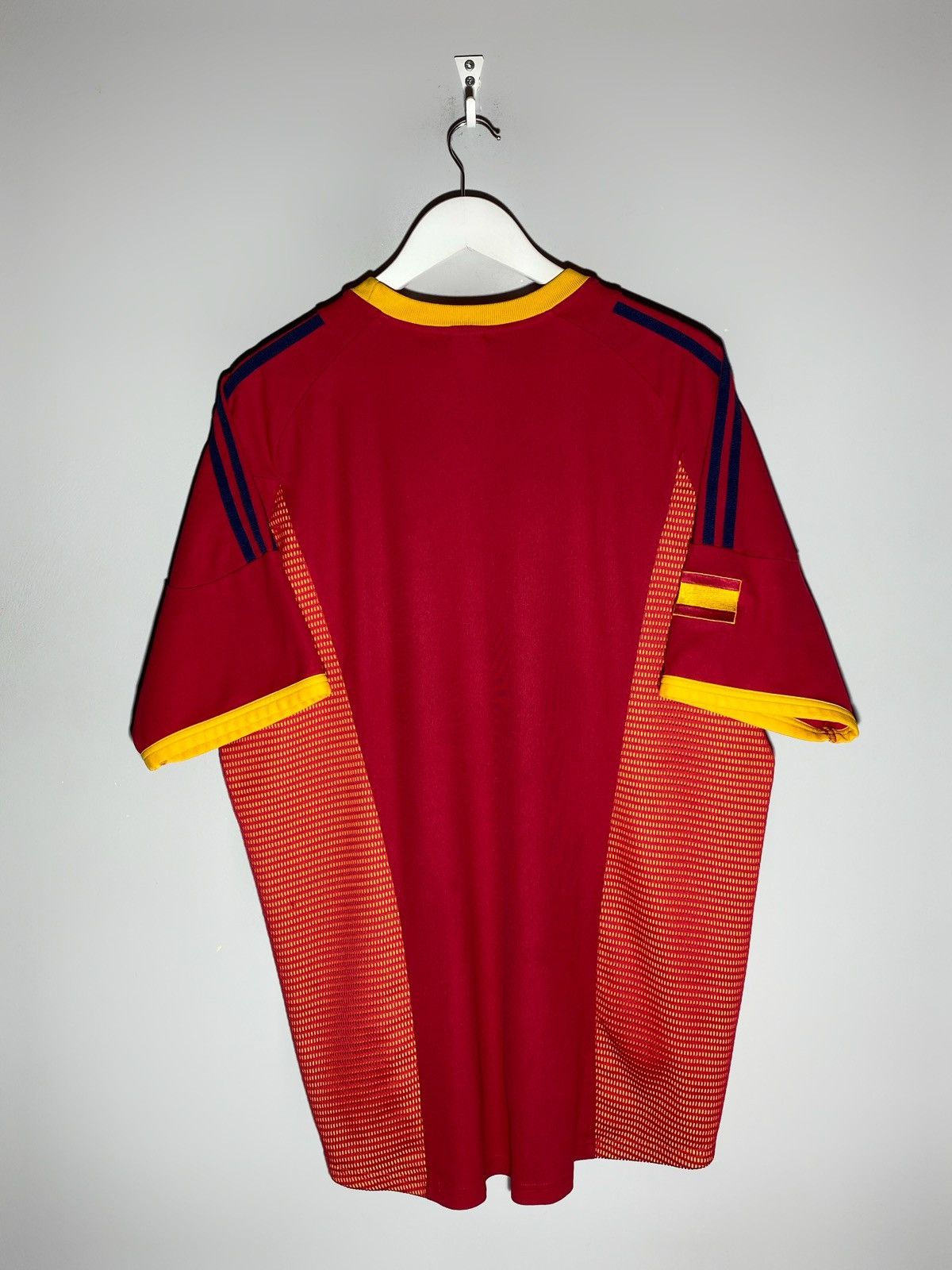 Adidas Adidas Spain National Team 2002 Fifa World Cup Soccer Jersey Size US XL / EU 56 / 4 - 2 Thumbnail