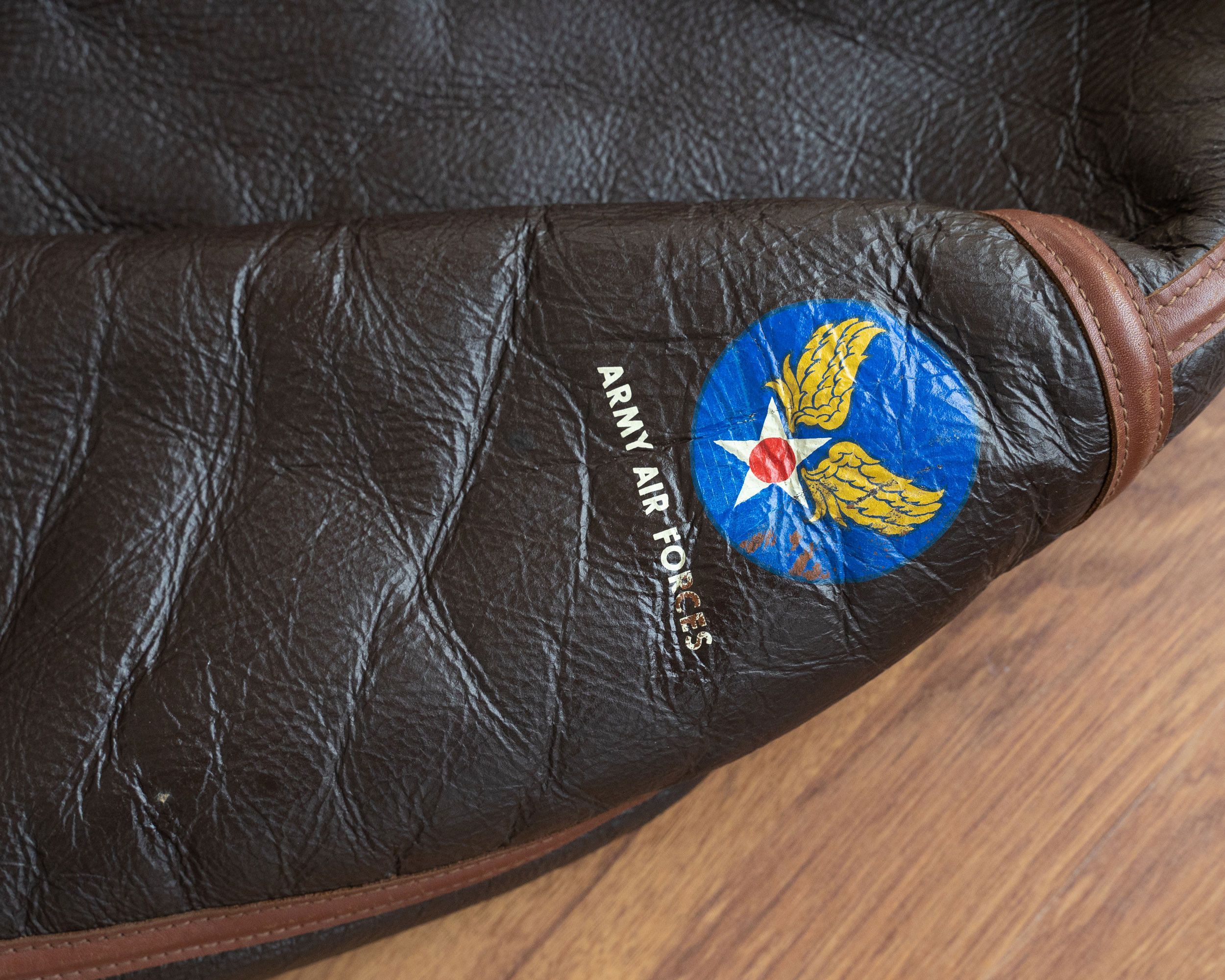 The Real McCoy's Real Mccoys D-1 Shearling Leather Flight Jacket Size US M / EU 48-50 / 2 - 5 Thumbnail