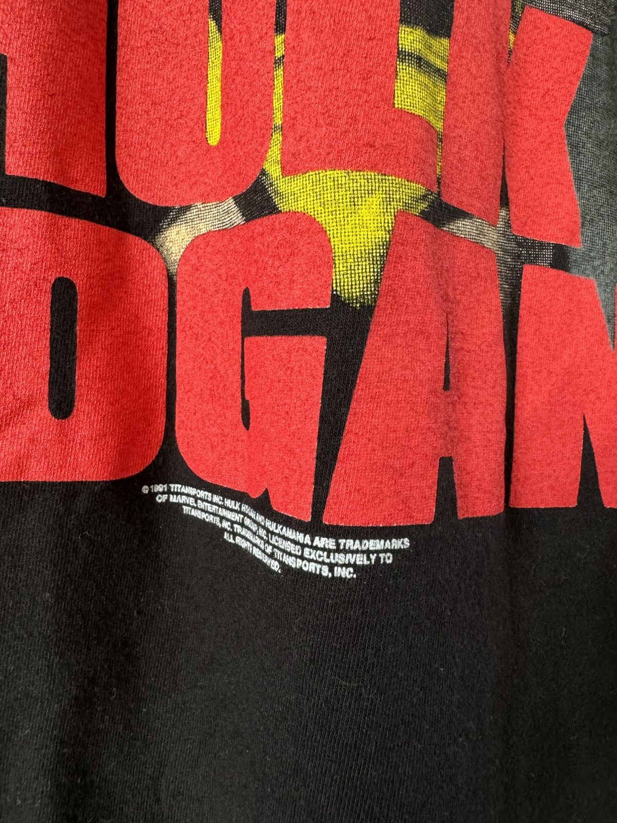 Vintage × WWE × WWF Vintage Licensed 1991 Hulk Hogan Graphic Tee Size US M / EU 48-50 / 2 - 3 Thumbnail