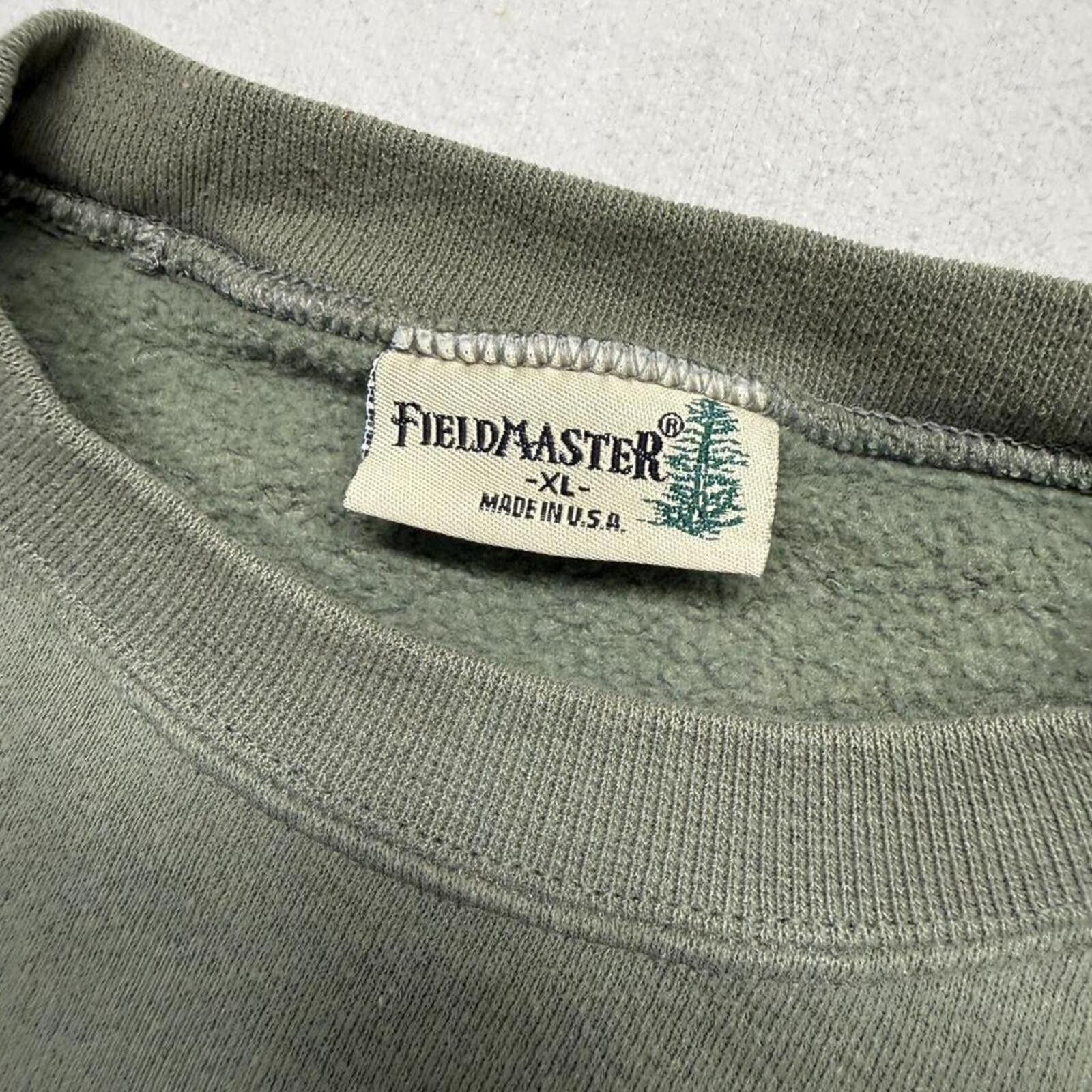 Other Vintage 90s Fieldmaster army green crewneck sweatshirt XL Size US XL / EU 56 / 4 - 4 Thumbnail